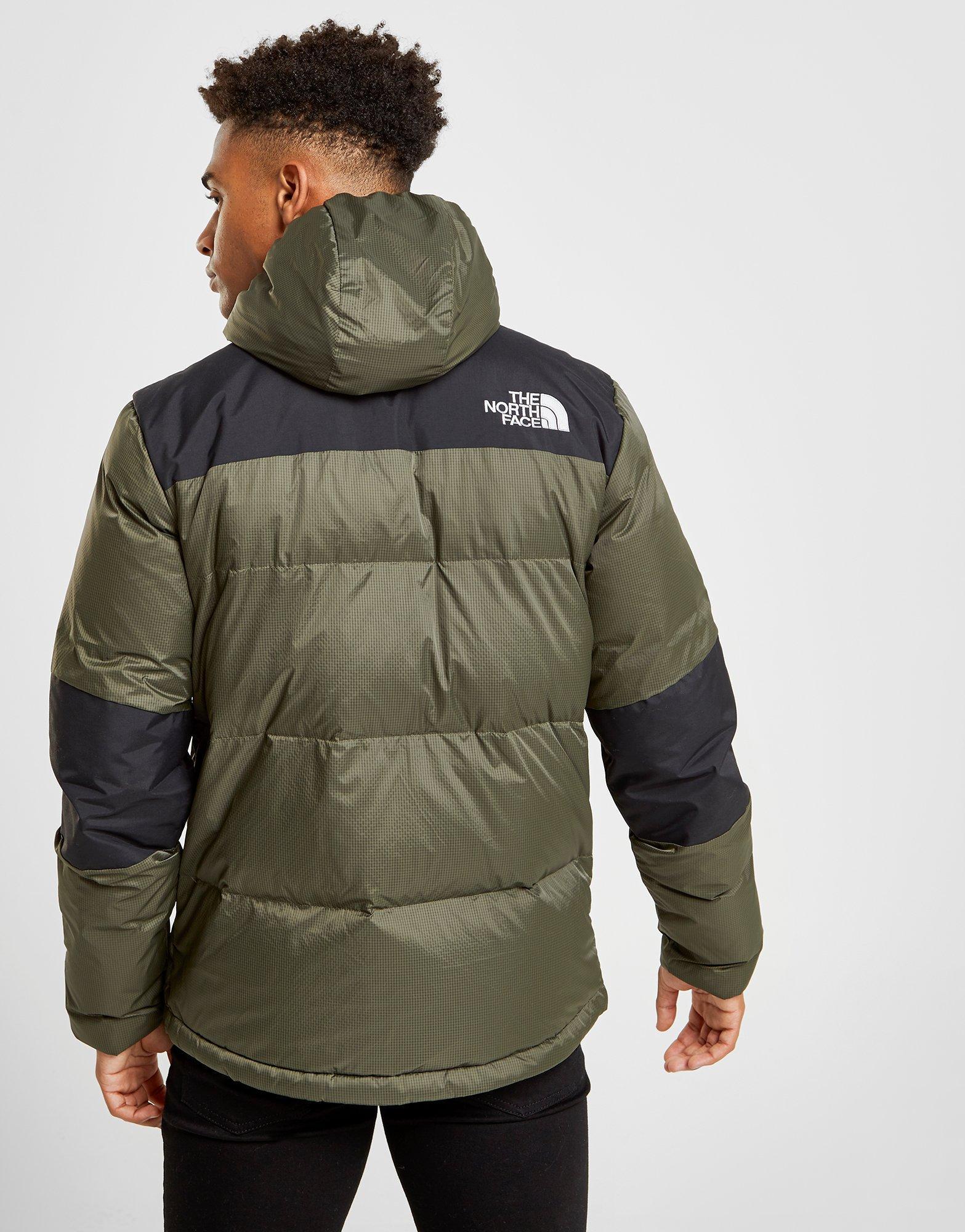 the north face himalayan down parka balsam green