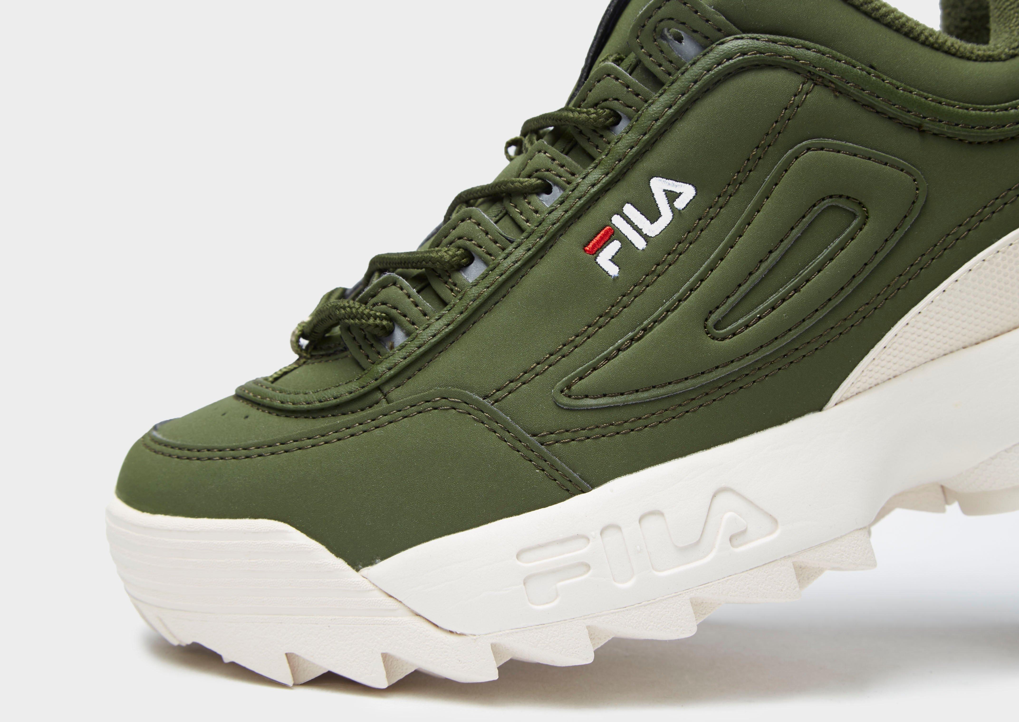 Olive fila boots sales