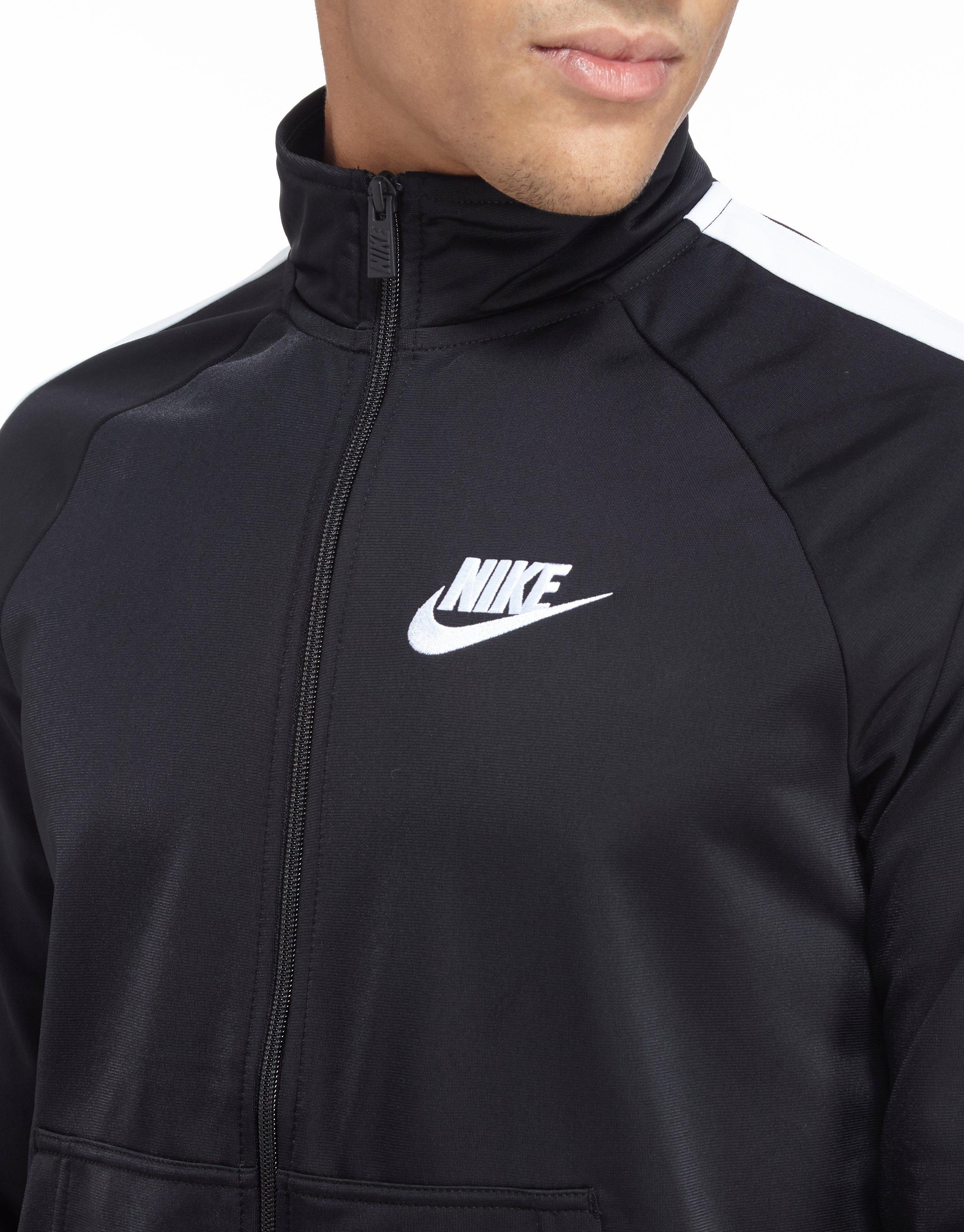 Nike Synthetic Season Poly Tracksuit in Black/White (Black) for Men - Lyst