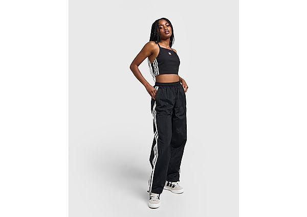 adidas Originals 3 stripes Woven Track Pants in Black Lyst UK