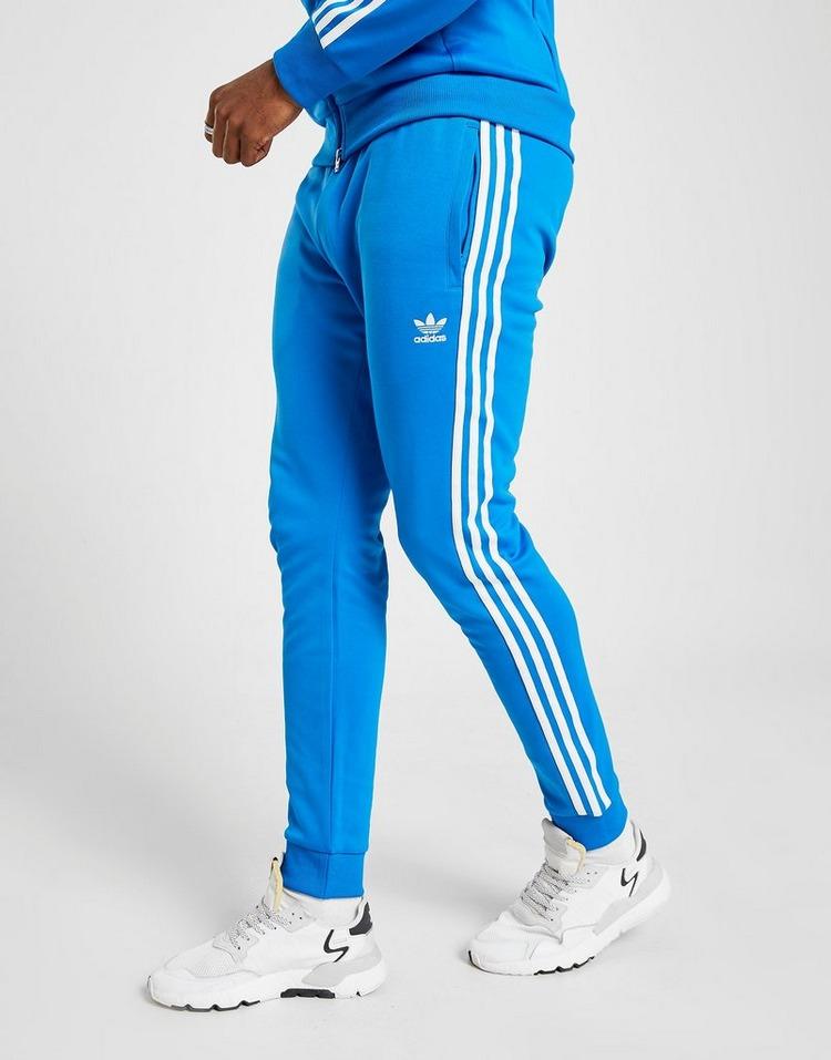 adidas superstar track pants blue
