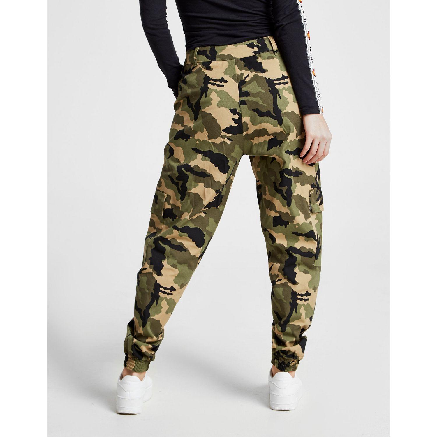 ellesse cargo pants black