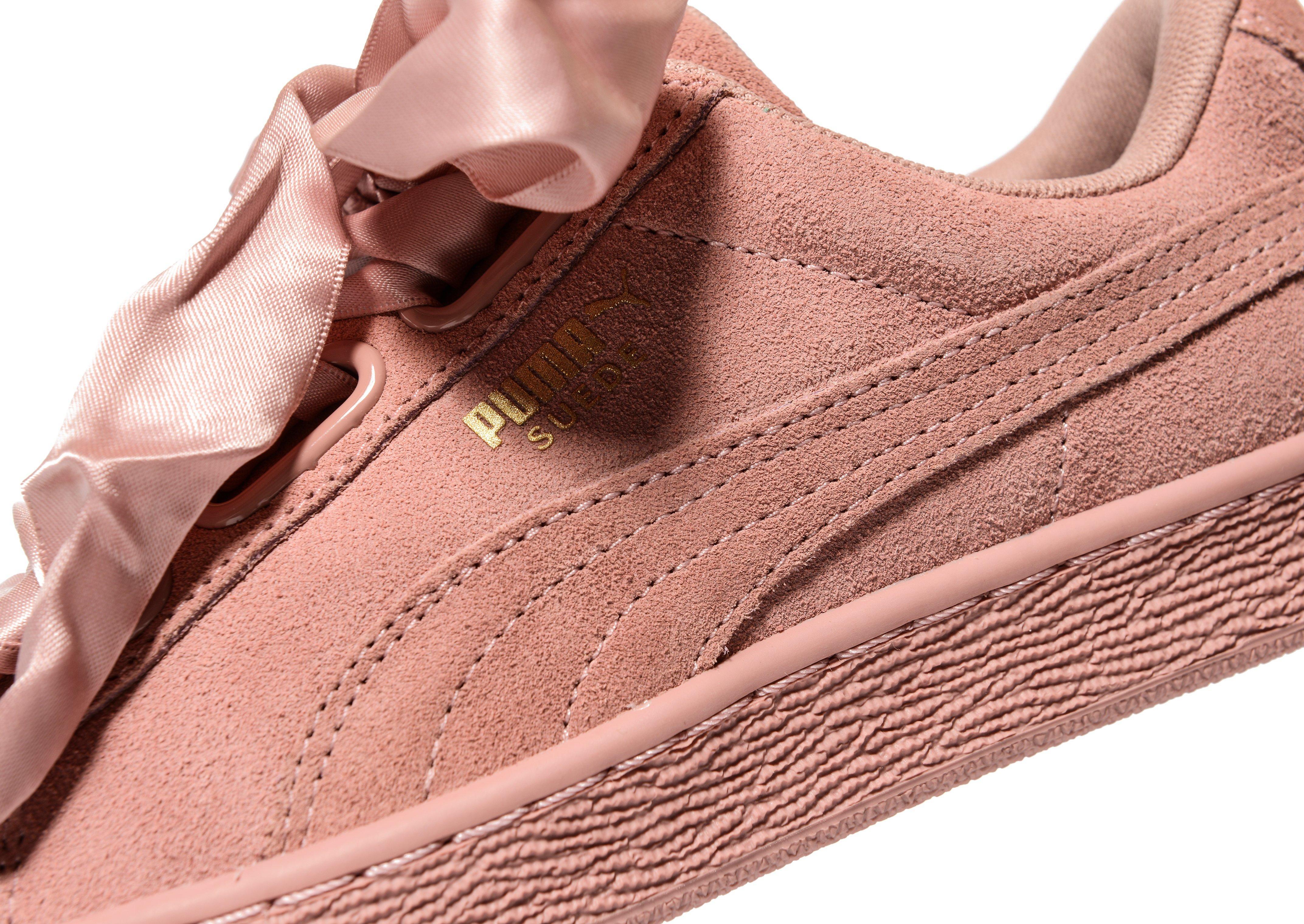 puma suede heart flowery