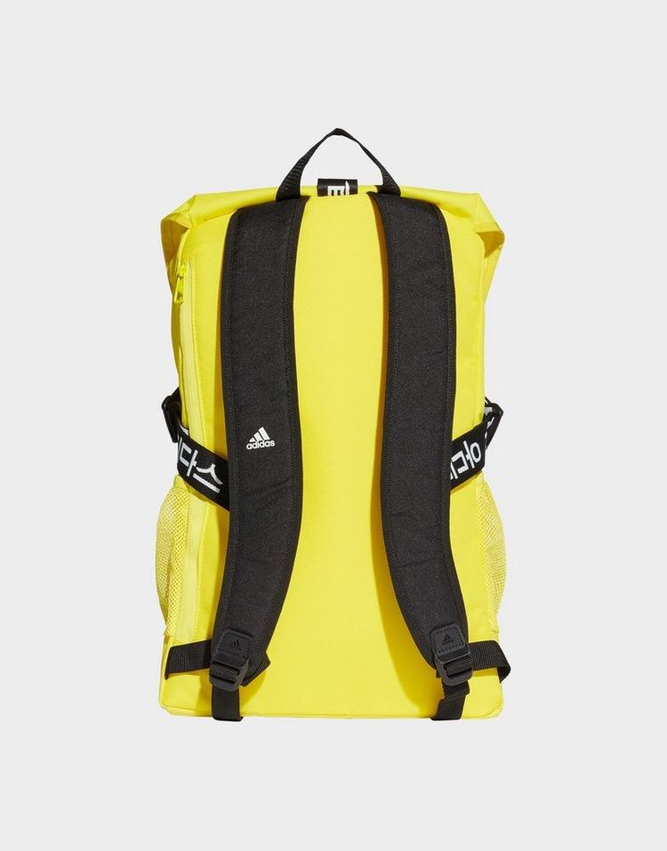 adidas neon yellow backpack