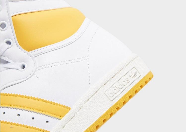 white and yellow top ten adidas