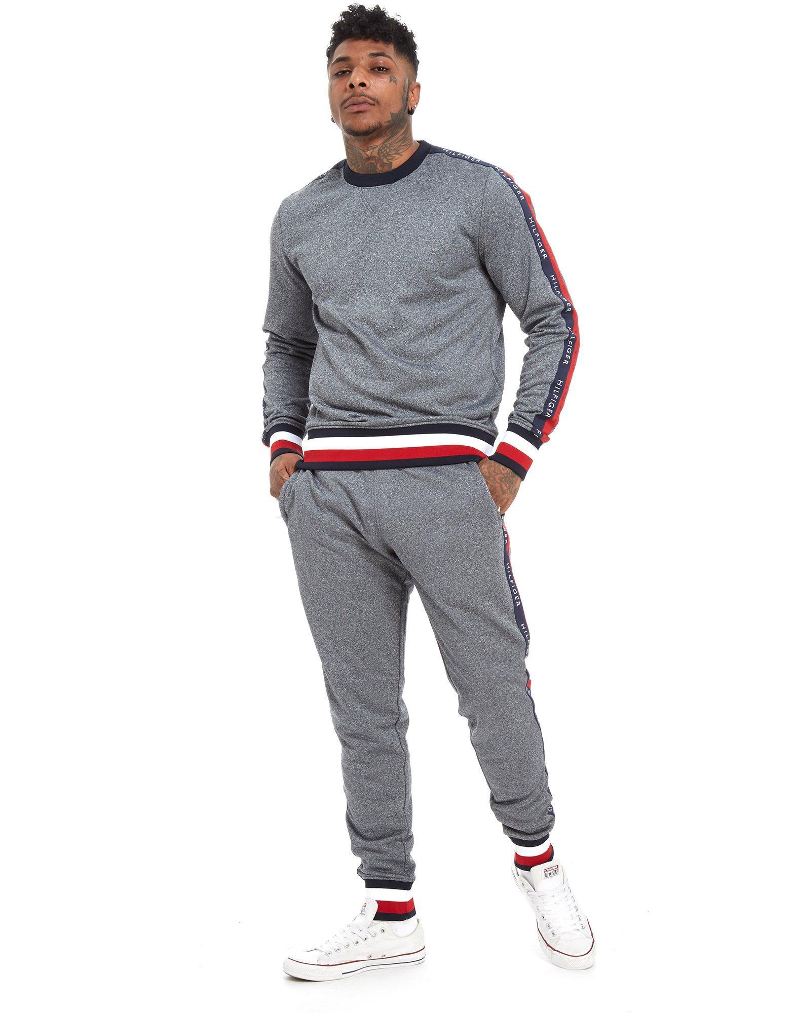 tommy hilfiger taped sweatshirt