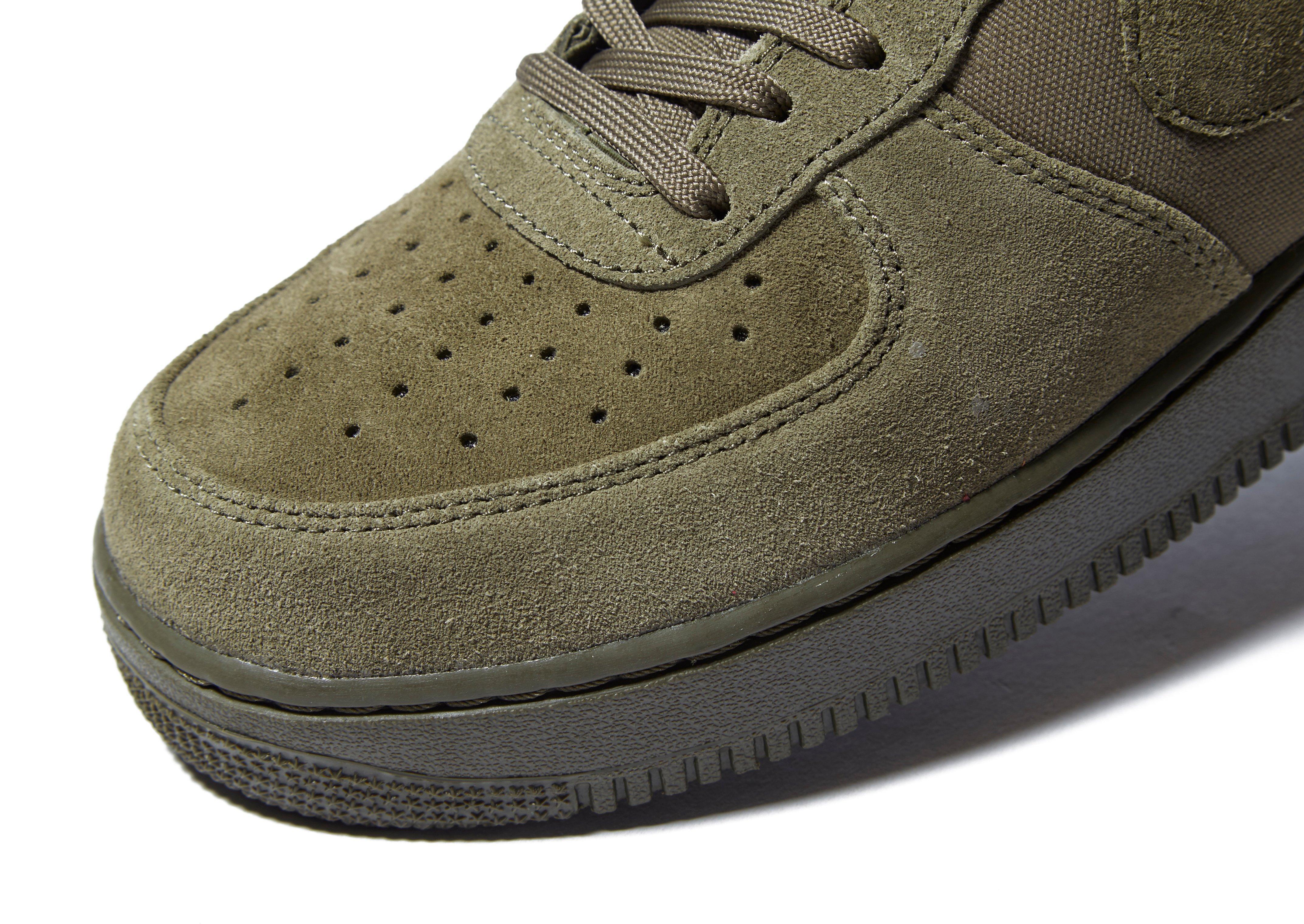 air force 1 canvas green