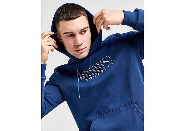 PUMA Core Sportswear Hoodie in Blue for Men | Lyst UK