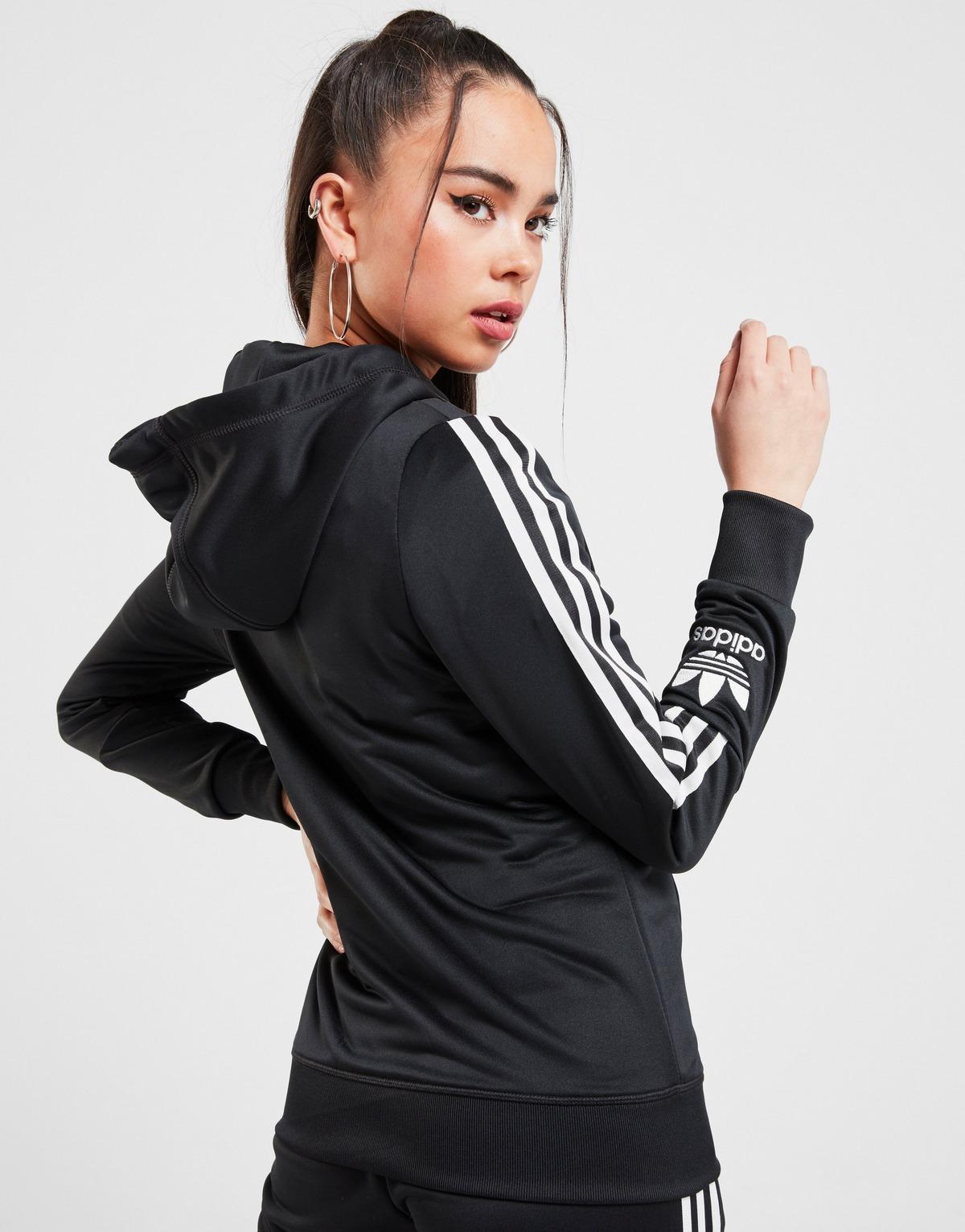 Adidas originals lock up poly full zip hoodie Clearance