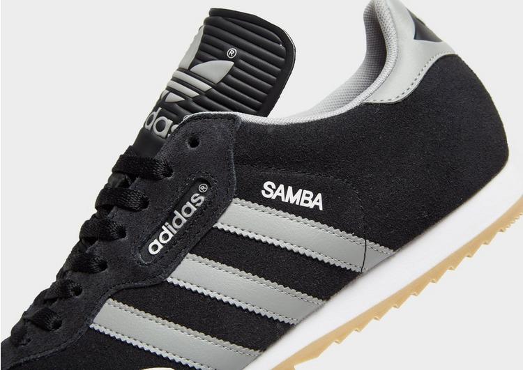 adidas samba super suede black and grey