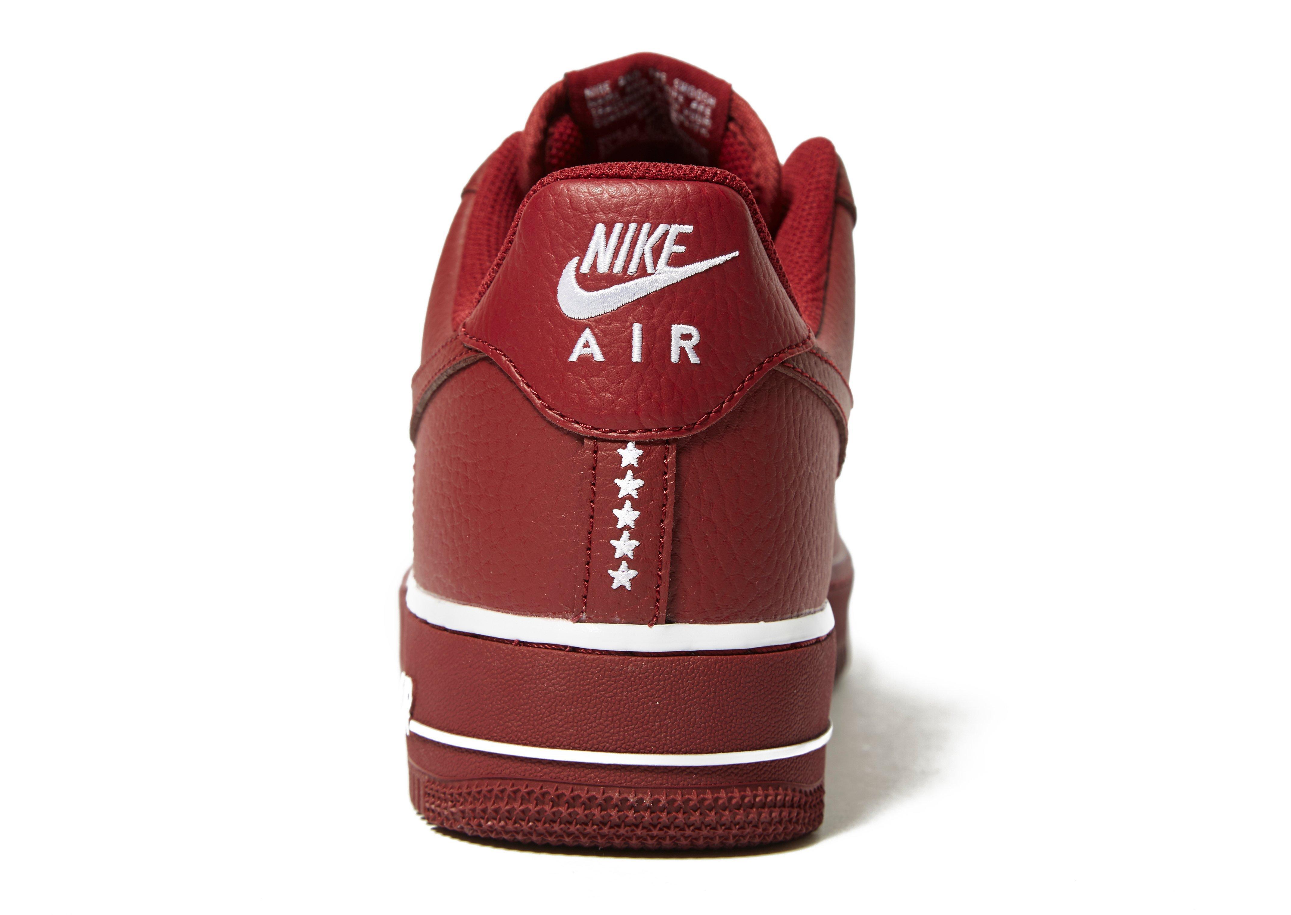 nike air force men red