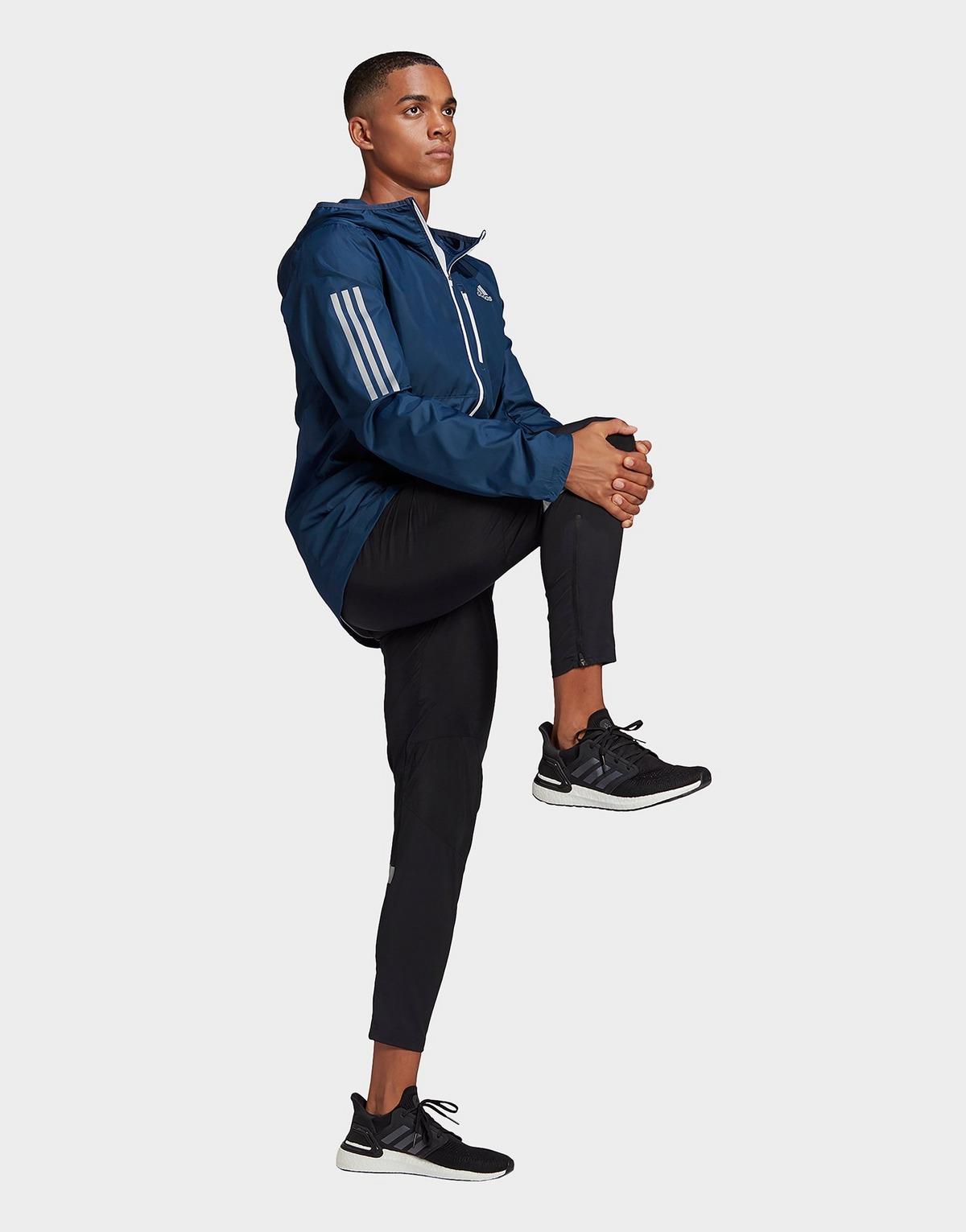 adidas own the run hooded windbreaker