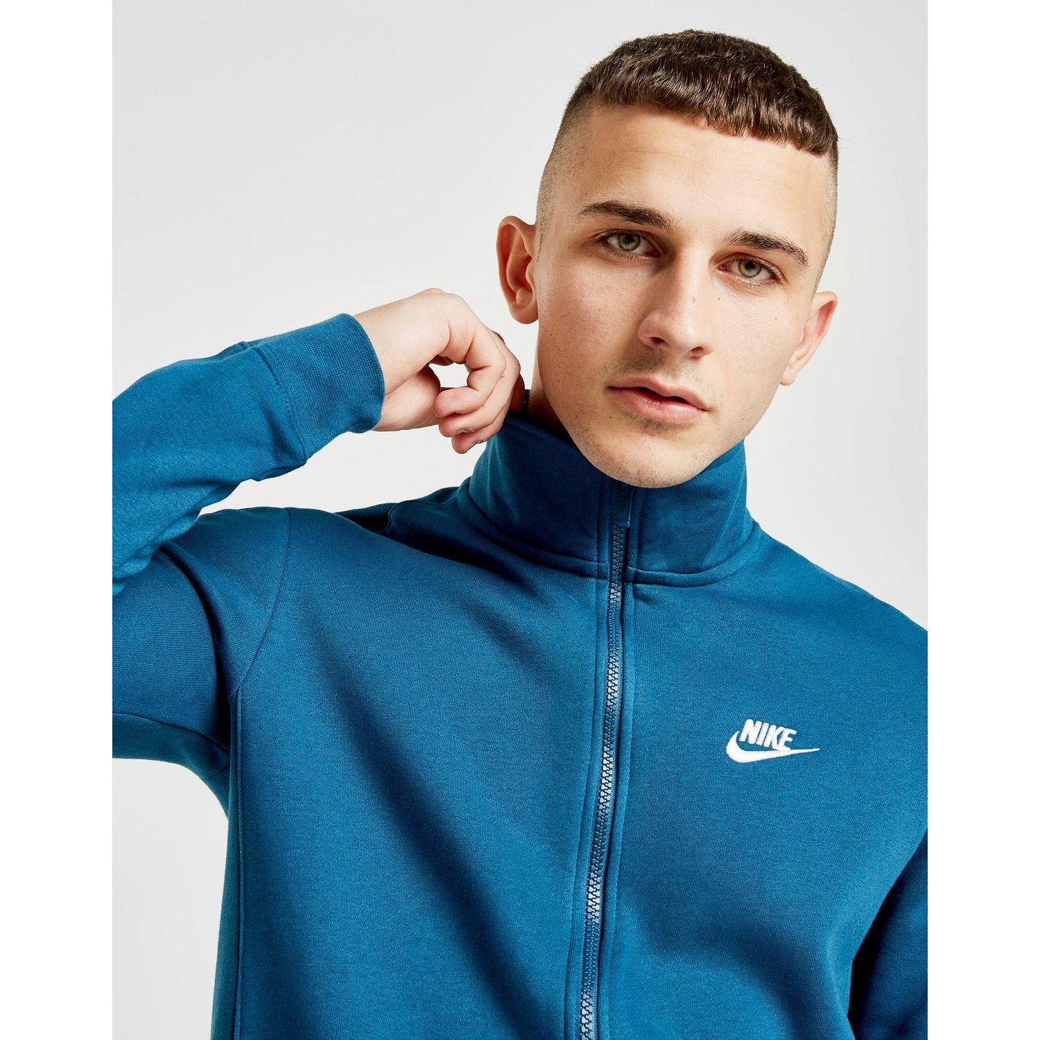 Nike league fleece tracksuit blue Clearance