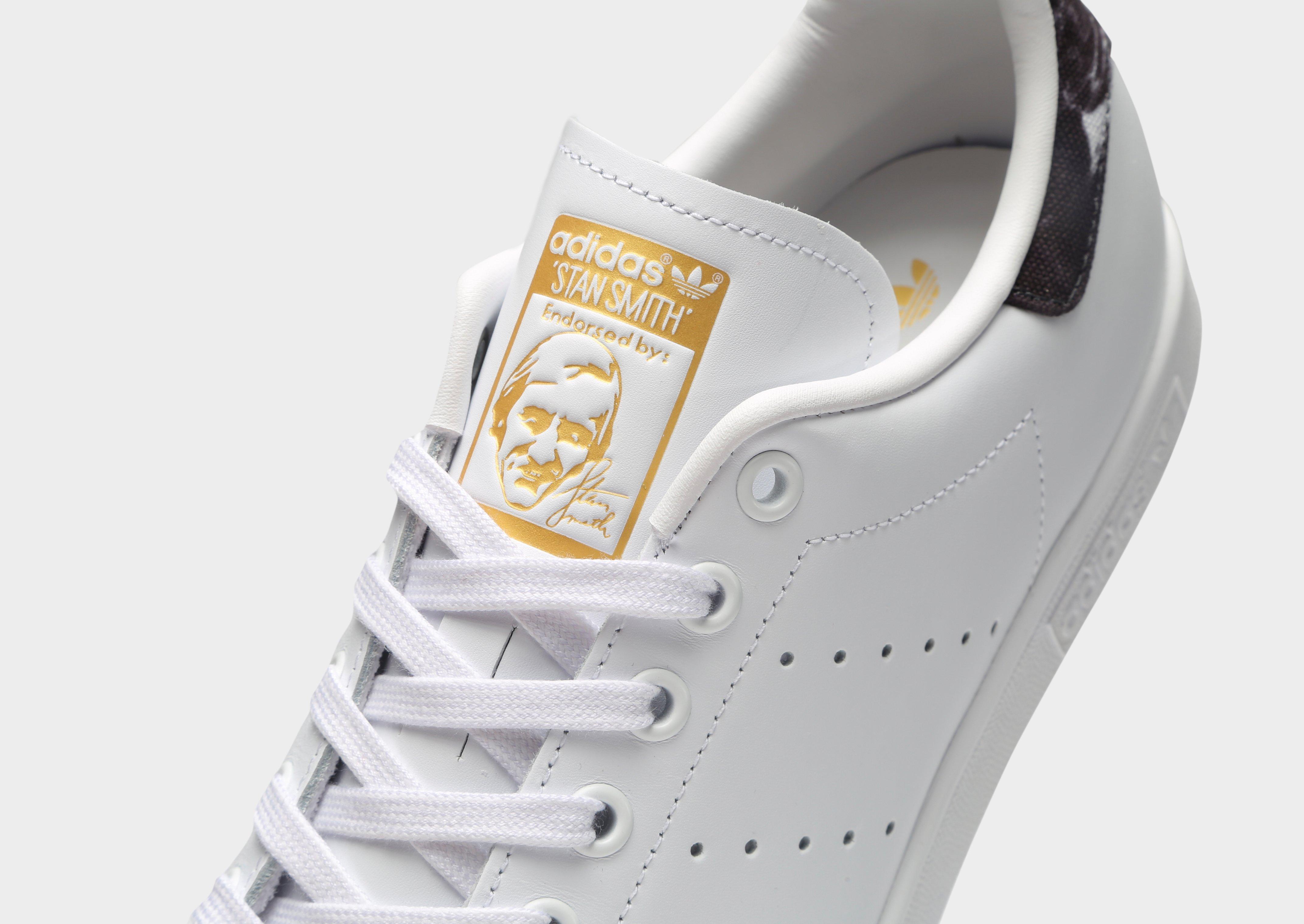 adidas Originals Leather Stan Smith Marble in White for Men - Lyst