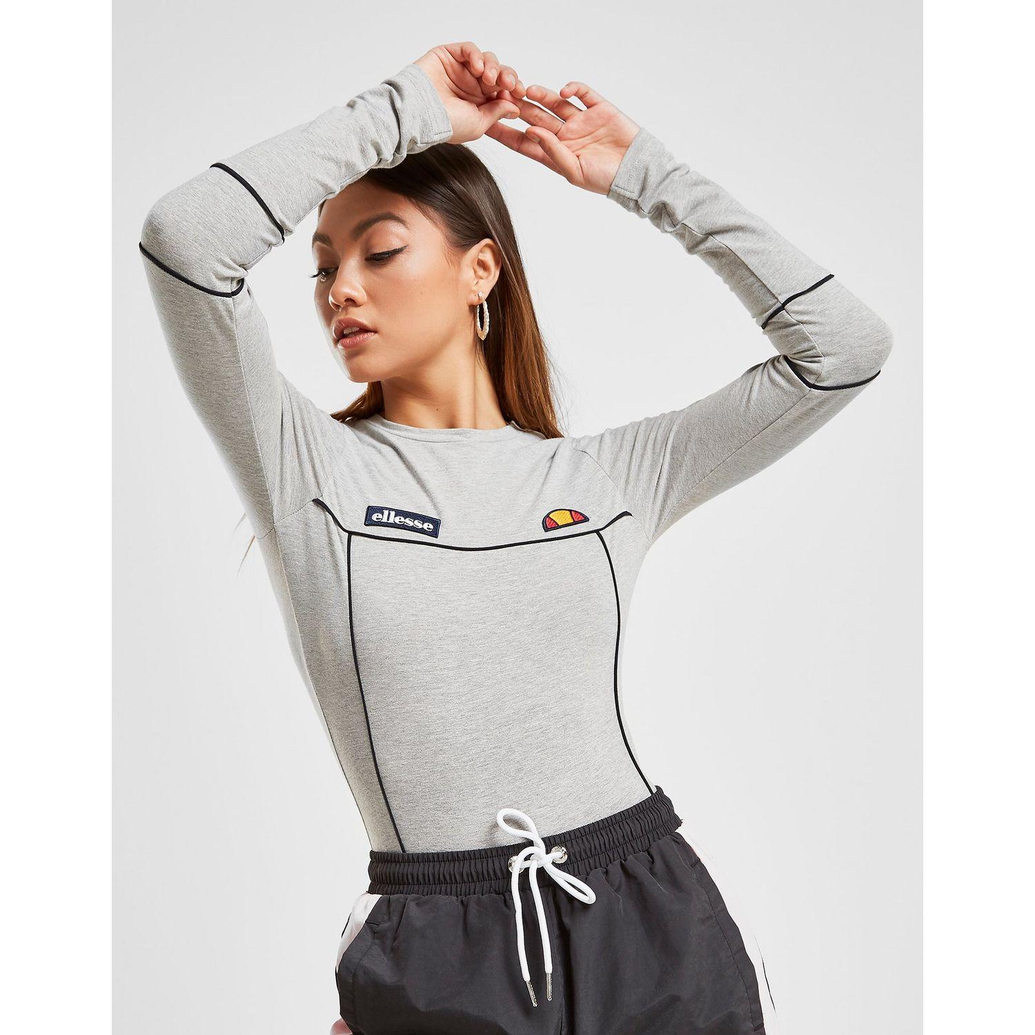 ellesse piping long sleeve bodysuit