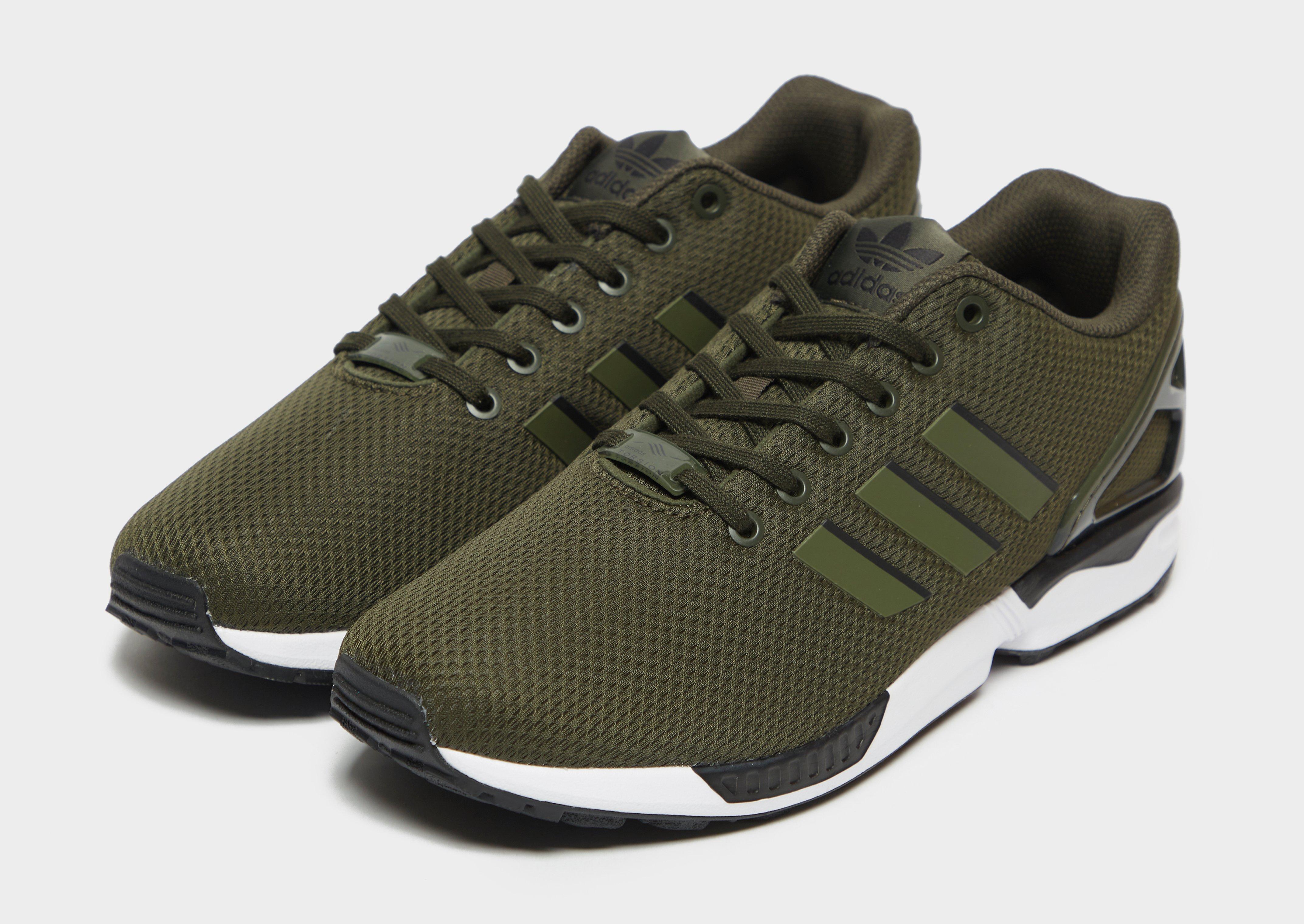 adidas Originals Synthetic Zx Flux Fade in Green for Men - Lyst