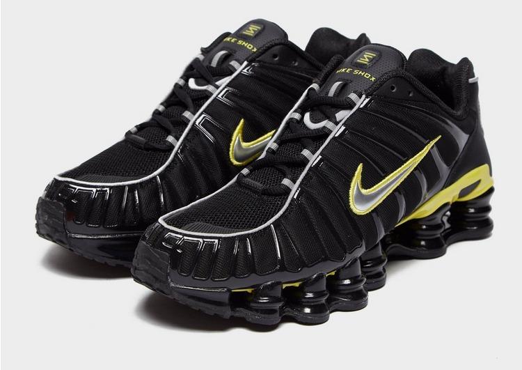 nike shox tl black and yellow