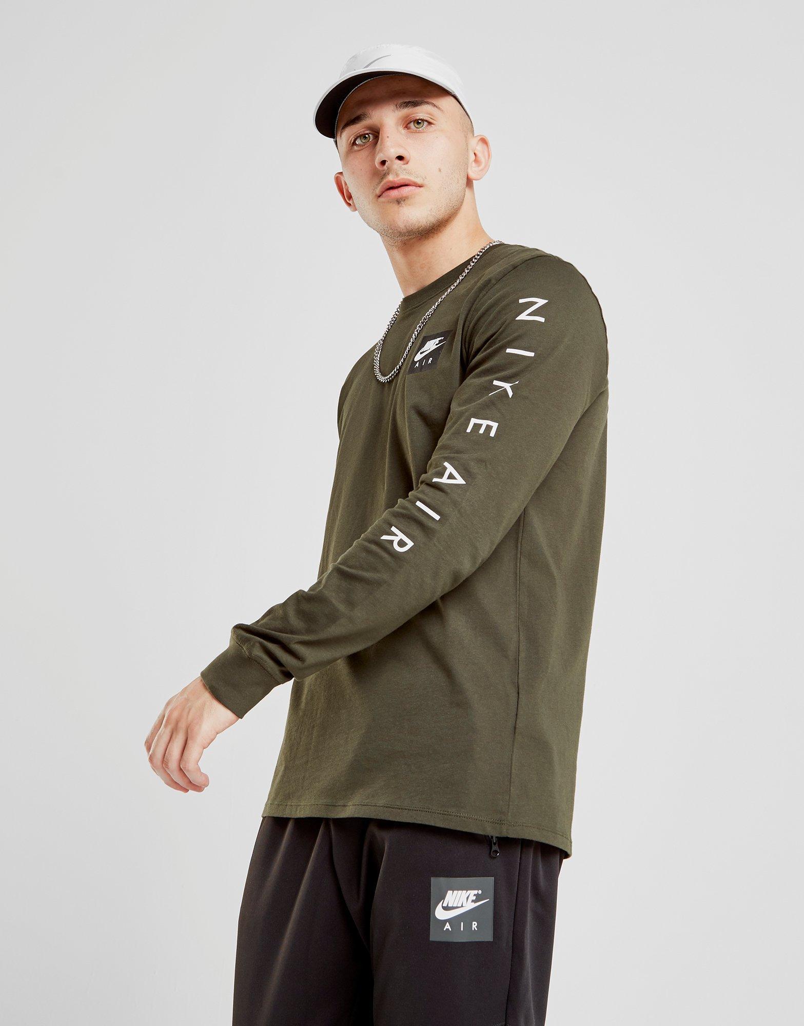 nike long sleeve green