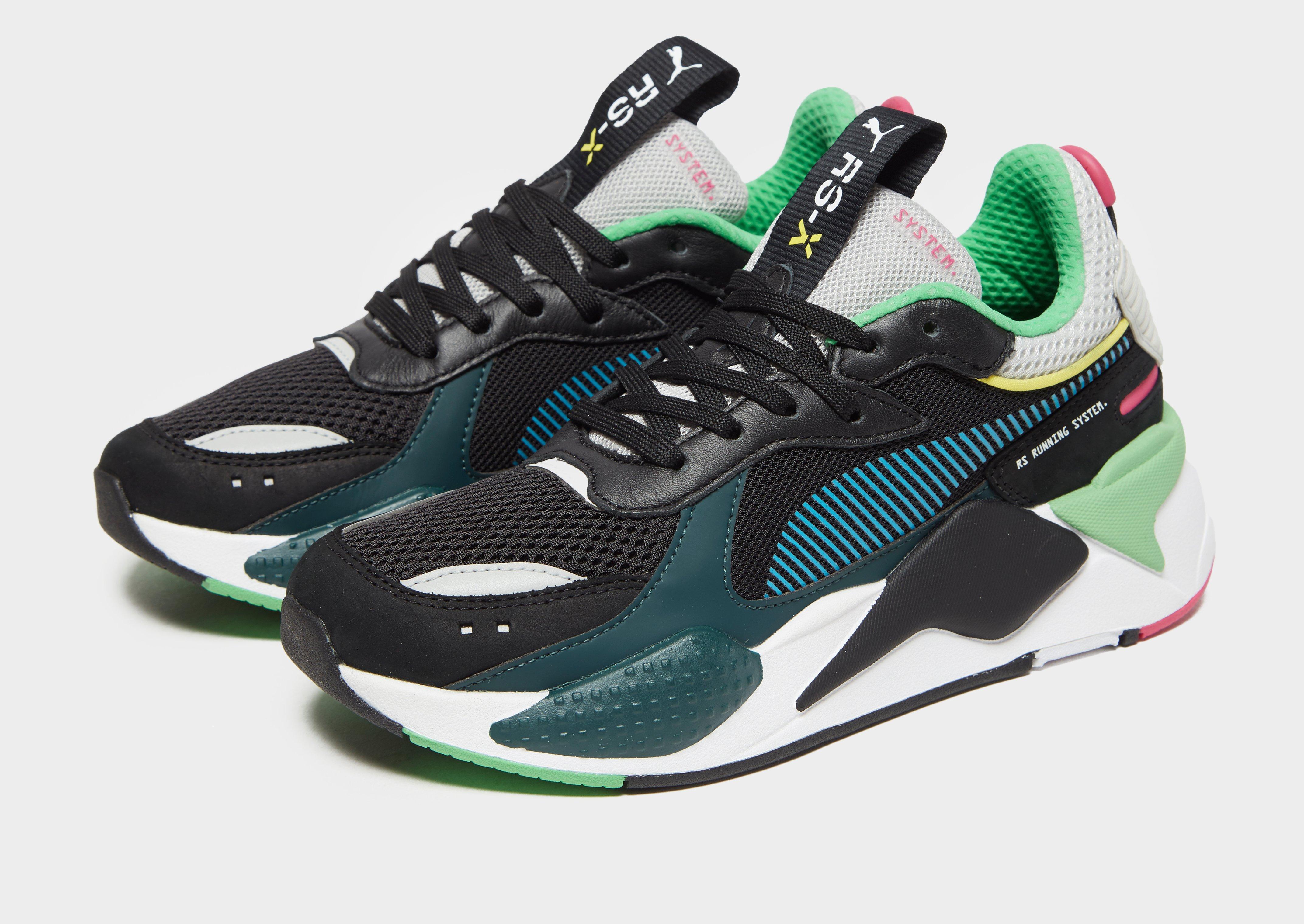 puma rs x toys black green