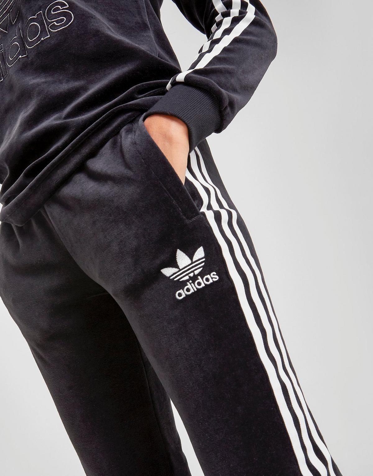 adidas velvet joggers womens