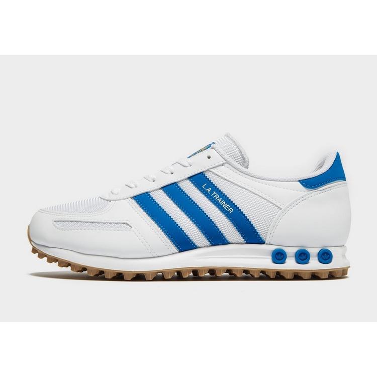 adidas la trainer white blue