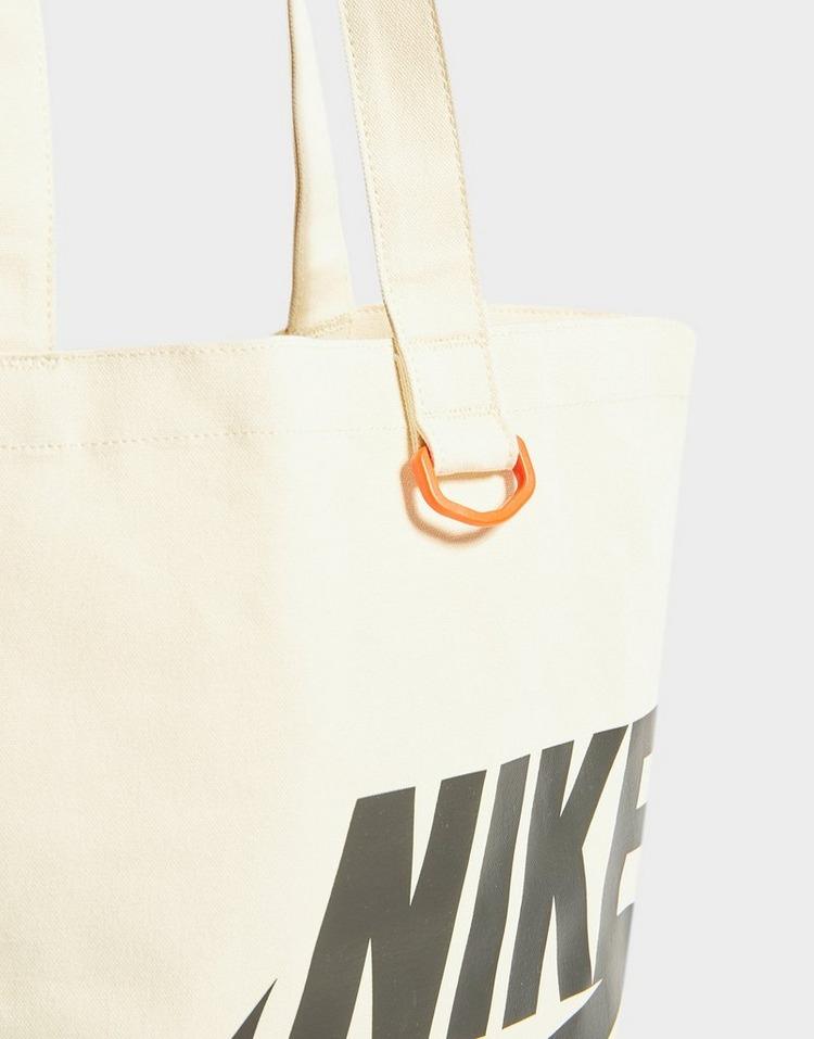 nike cream tote bag