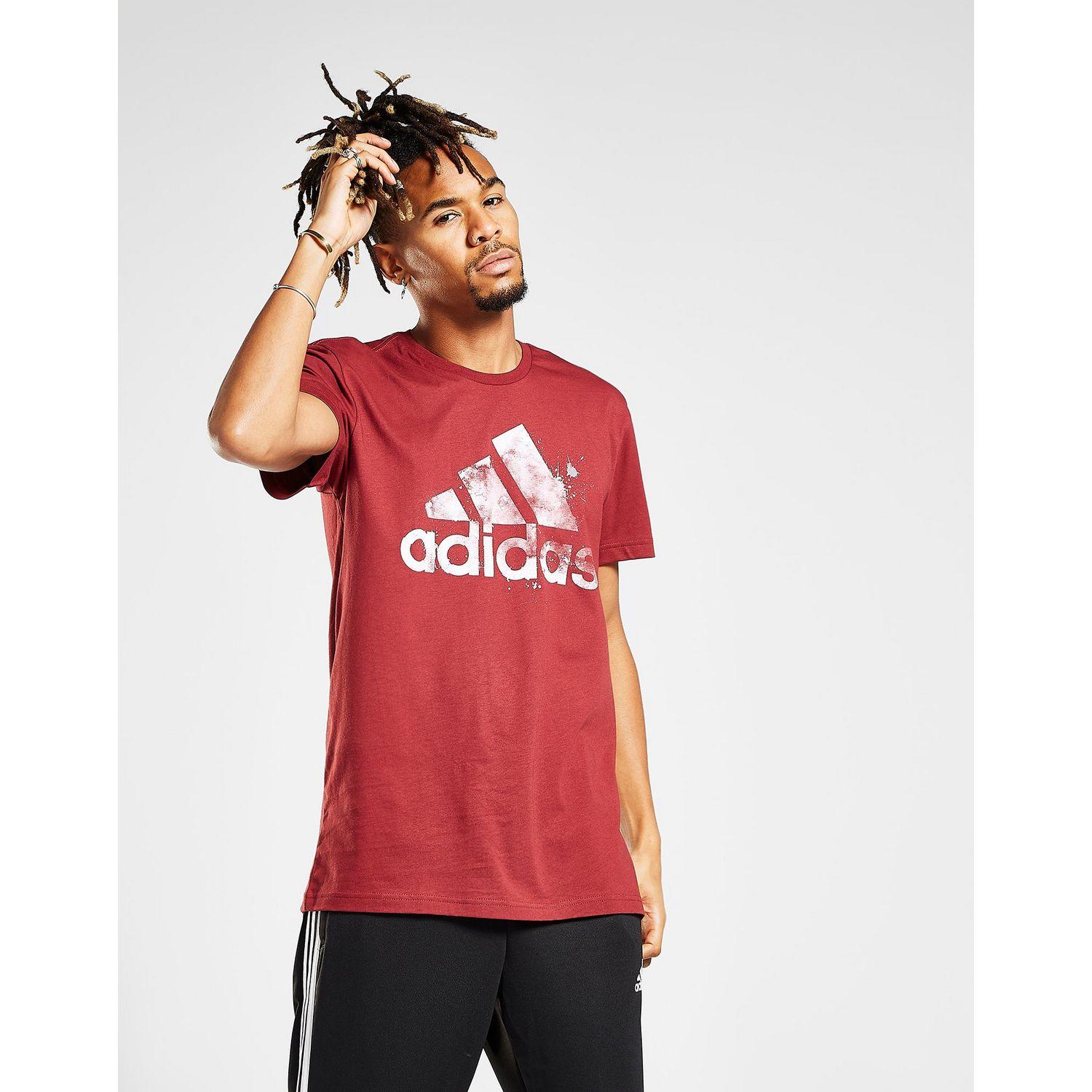 adidas splatter t shirt