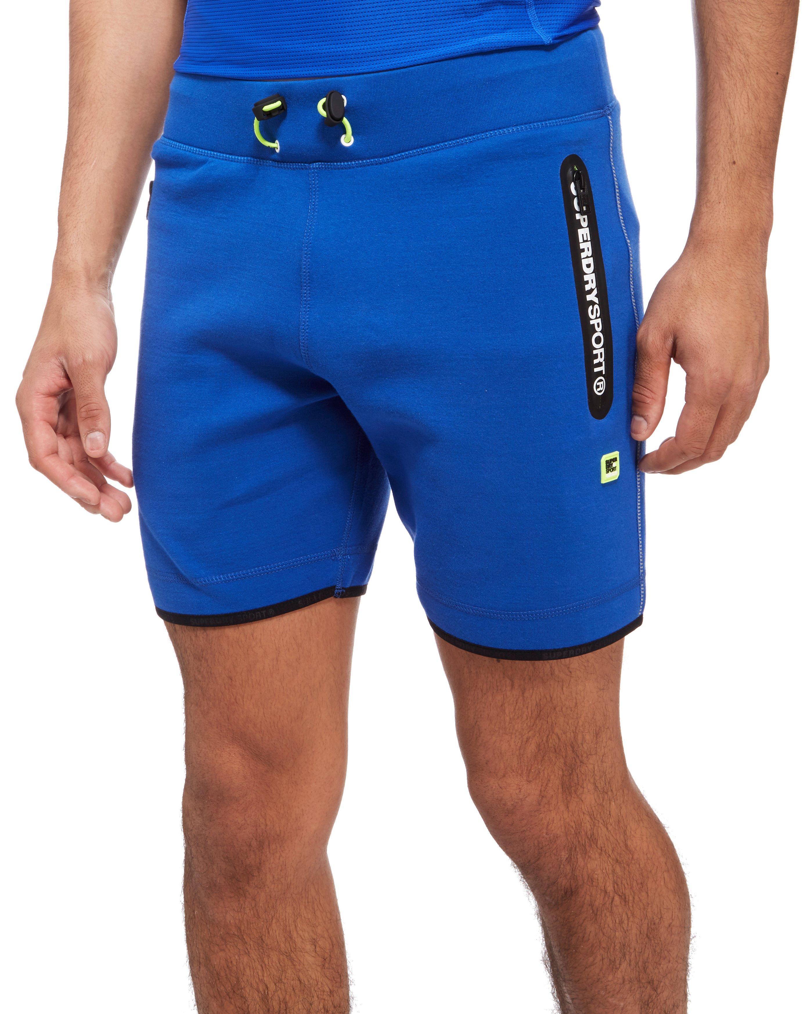 Superdry Gym Tech Slim Shorts in Blue for Men Lyst