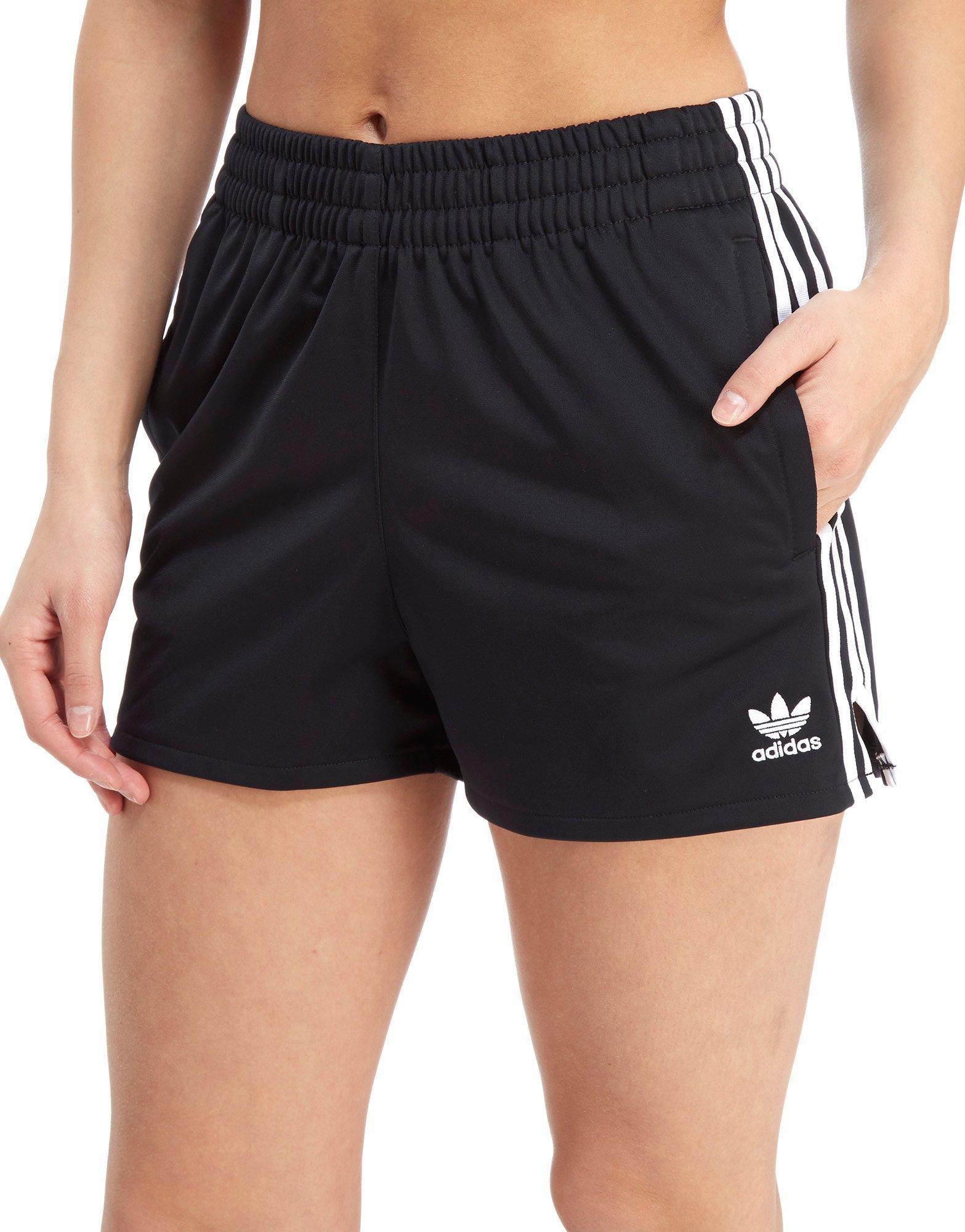 adidas Originals Synthetic 3-stripes Poly Shorts in Black - Lyst