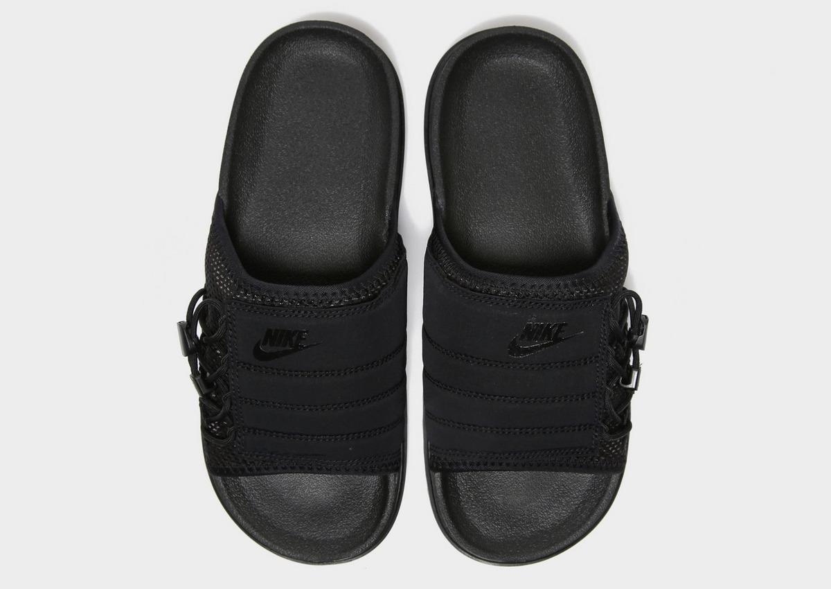 nike asuna slides in black