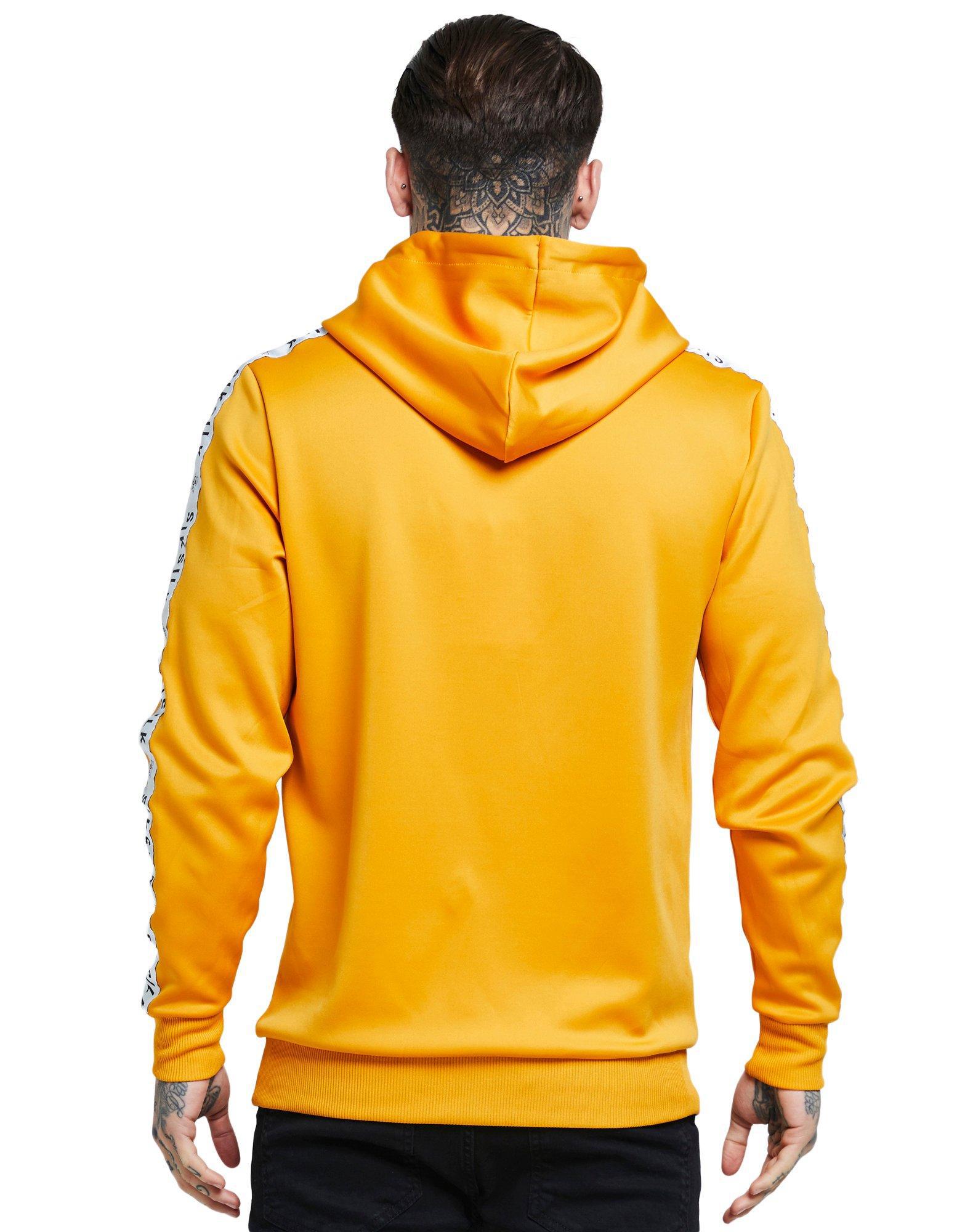yellow sik silk hoodie