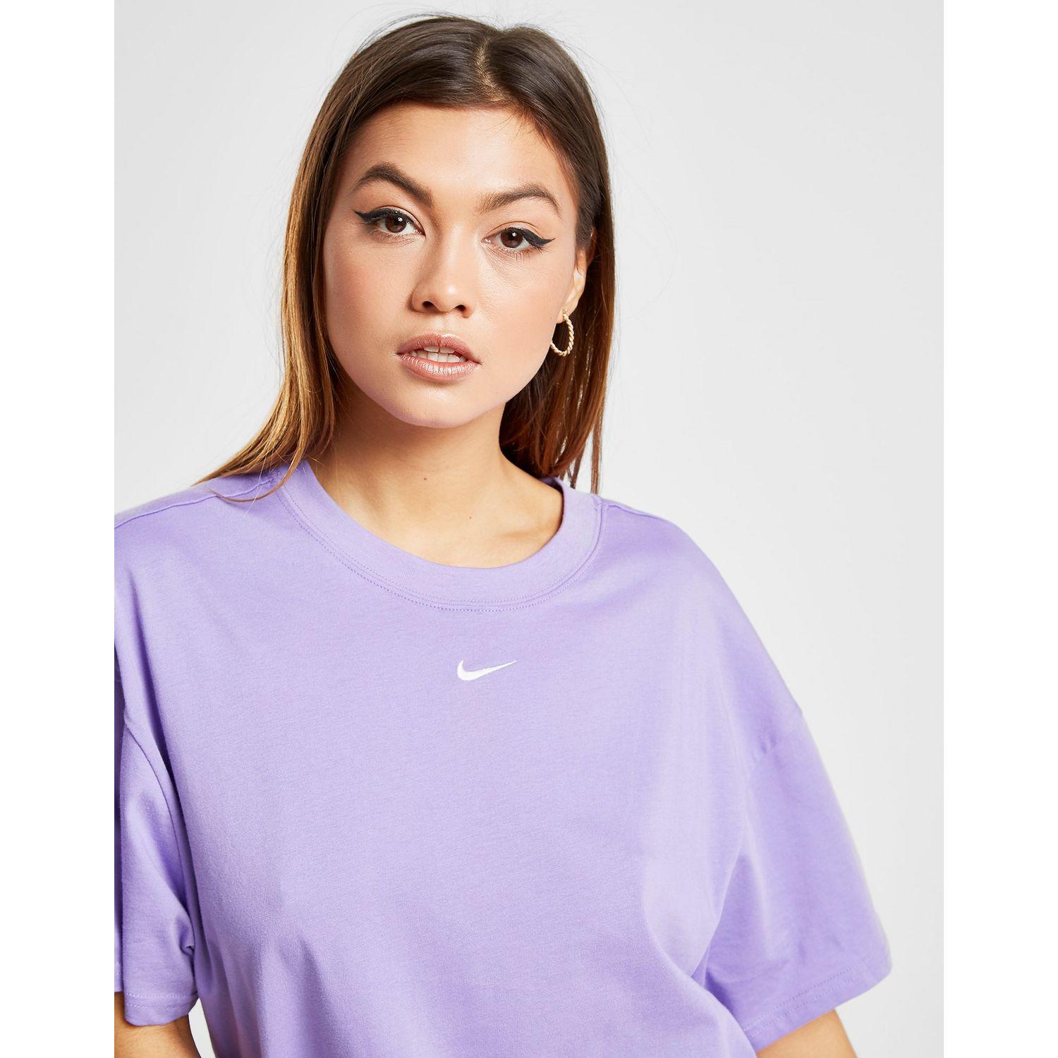 lilac nike t shirt
