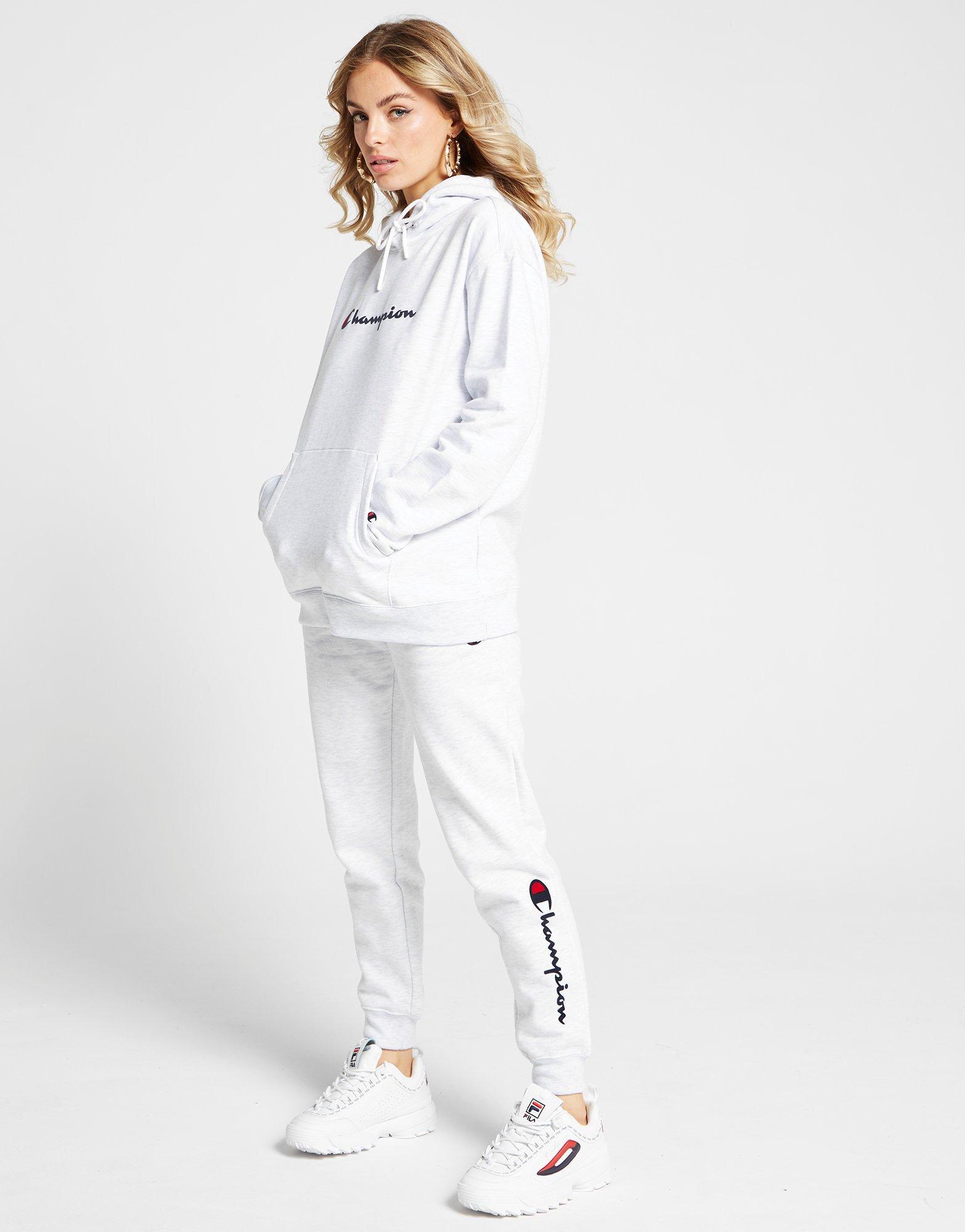 champion script logo pants