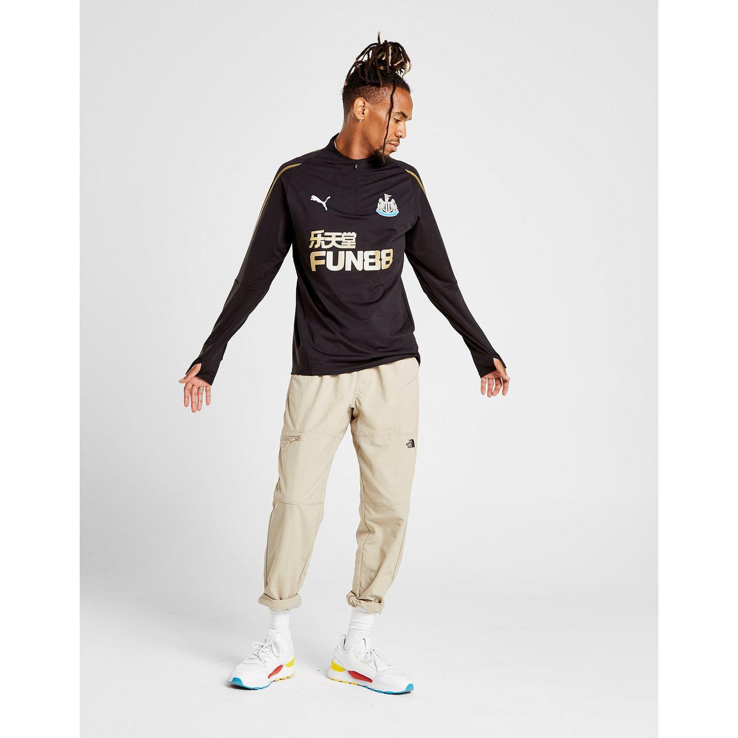 PUMA Synthetic Newcastle United Fc 1/4 Zip Top in Black ...