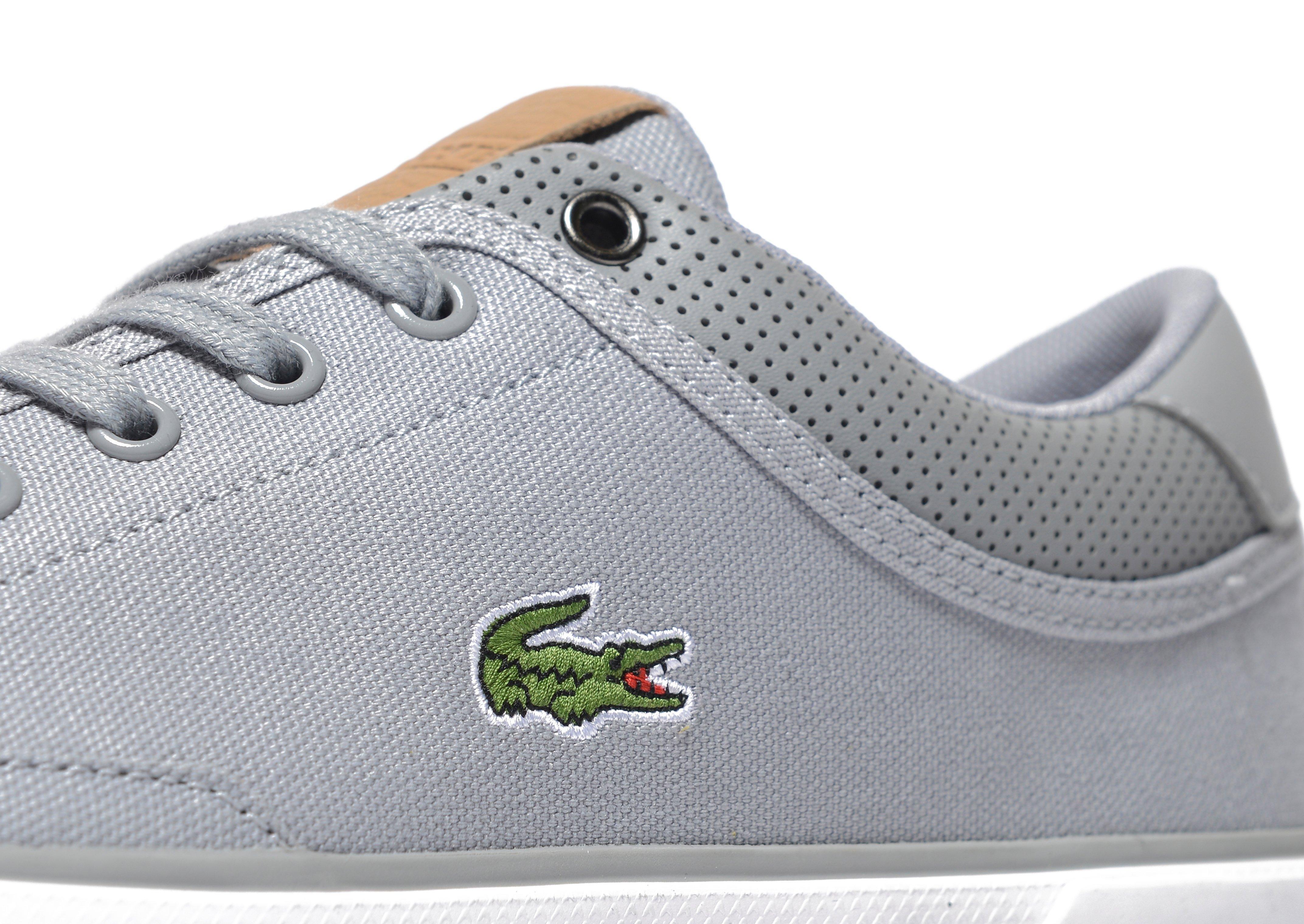 Lacoste Leather Angha 217 in Grey/Tan 