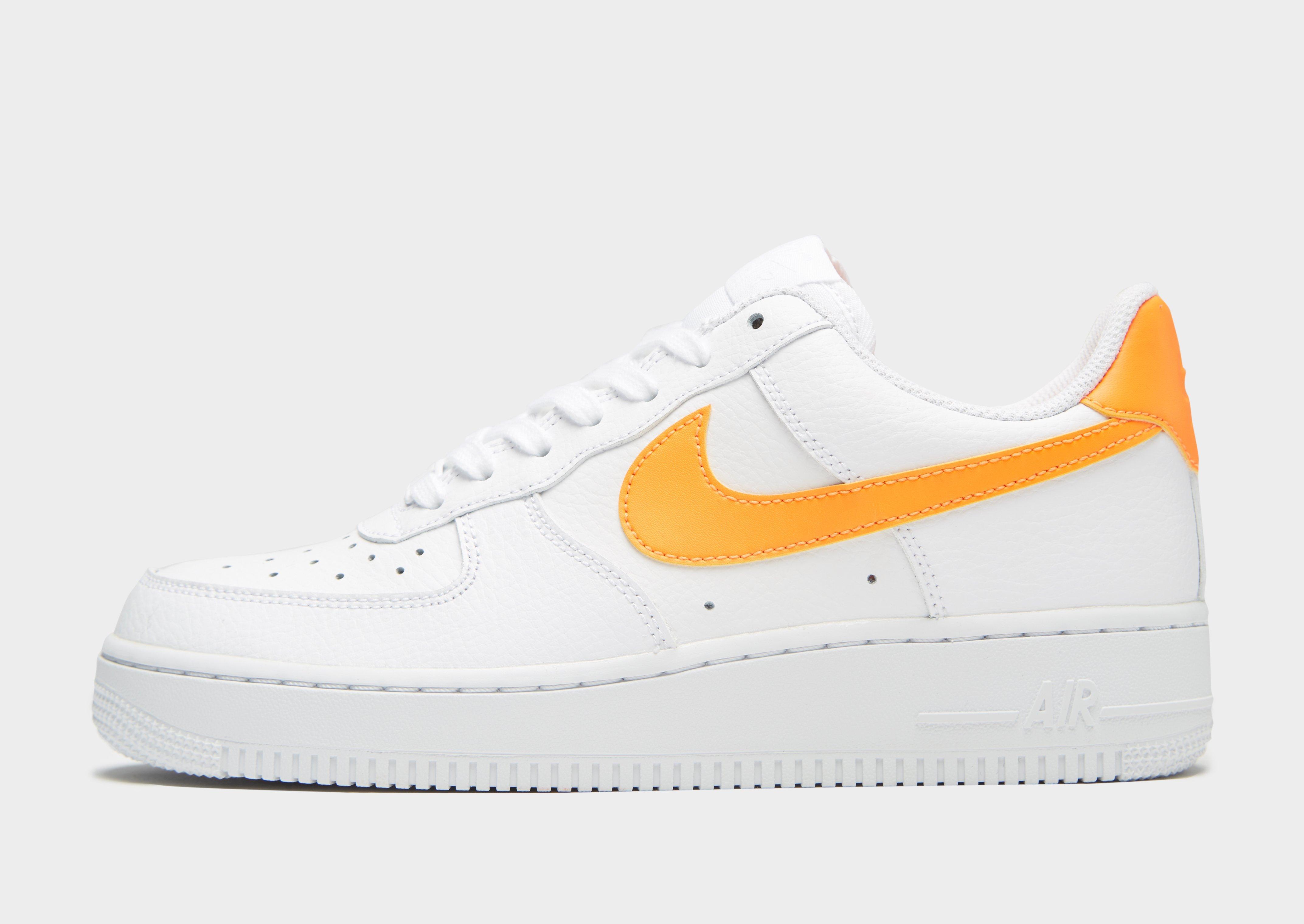 Nike Leather Air Force 1 '07 Lv8 in White/Orange (White) - Lyst