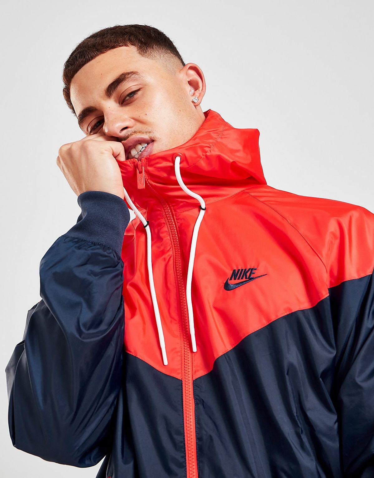 Nike Windrunner Lightweight Jacket in Red for Men | Lyst UK