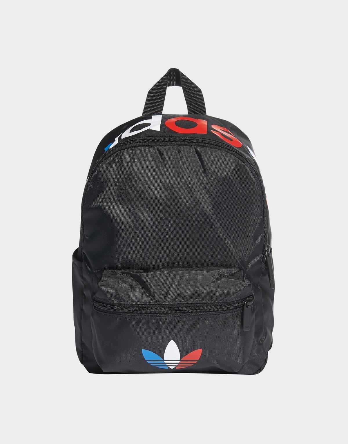 adidas Originals Synthetic Adicolor Tricolor Mini Backpack in Black - Lyst
