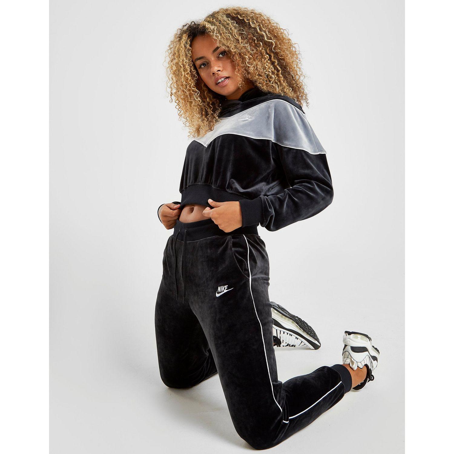 womens nike velour tracksuit