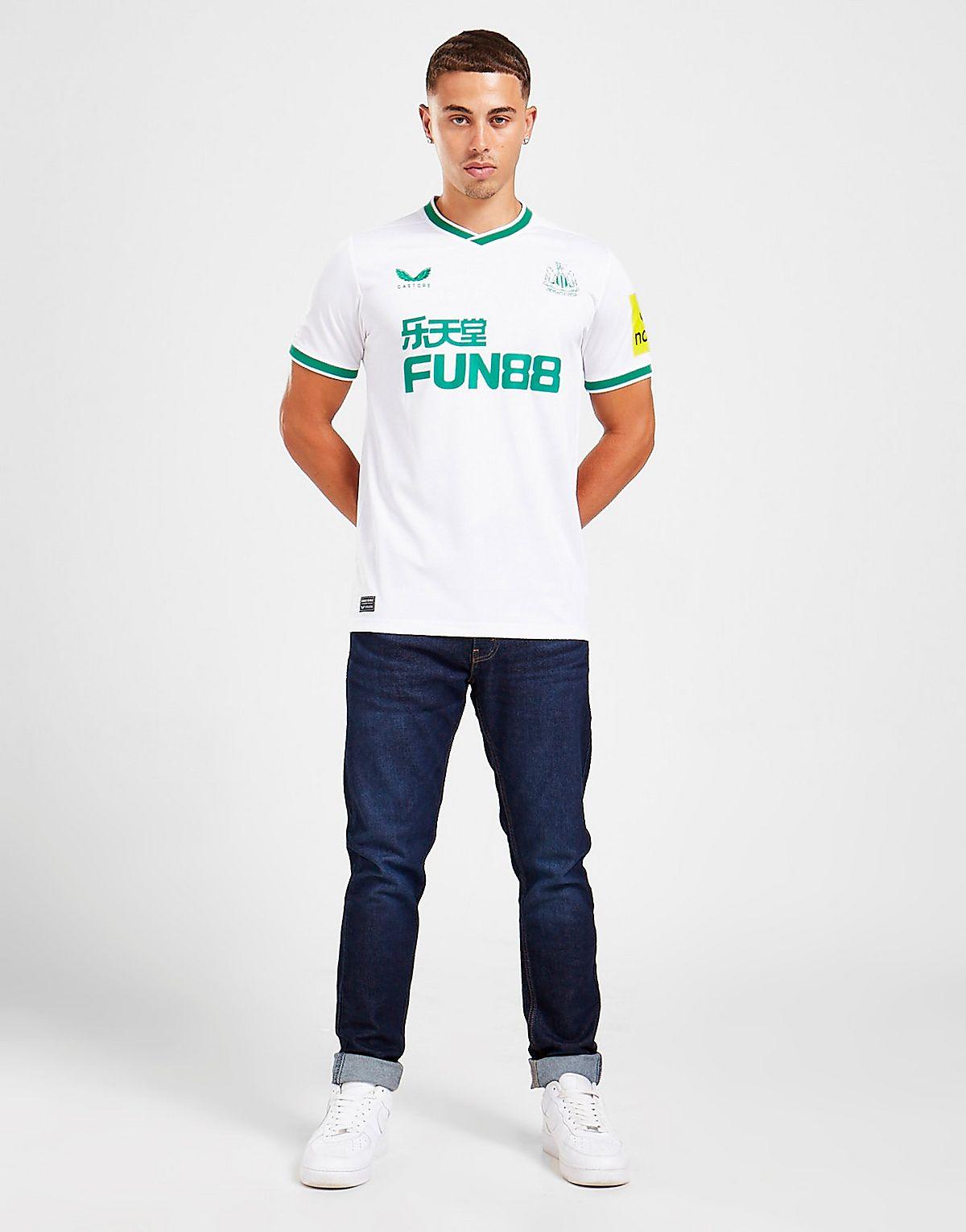 CASTORE★半袖 クルーネック Newcastle United ロゴ Tシャツ★白 Castore Newcastle United Jersey Football Shirt 2023/2024