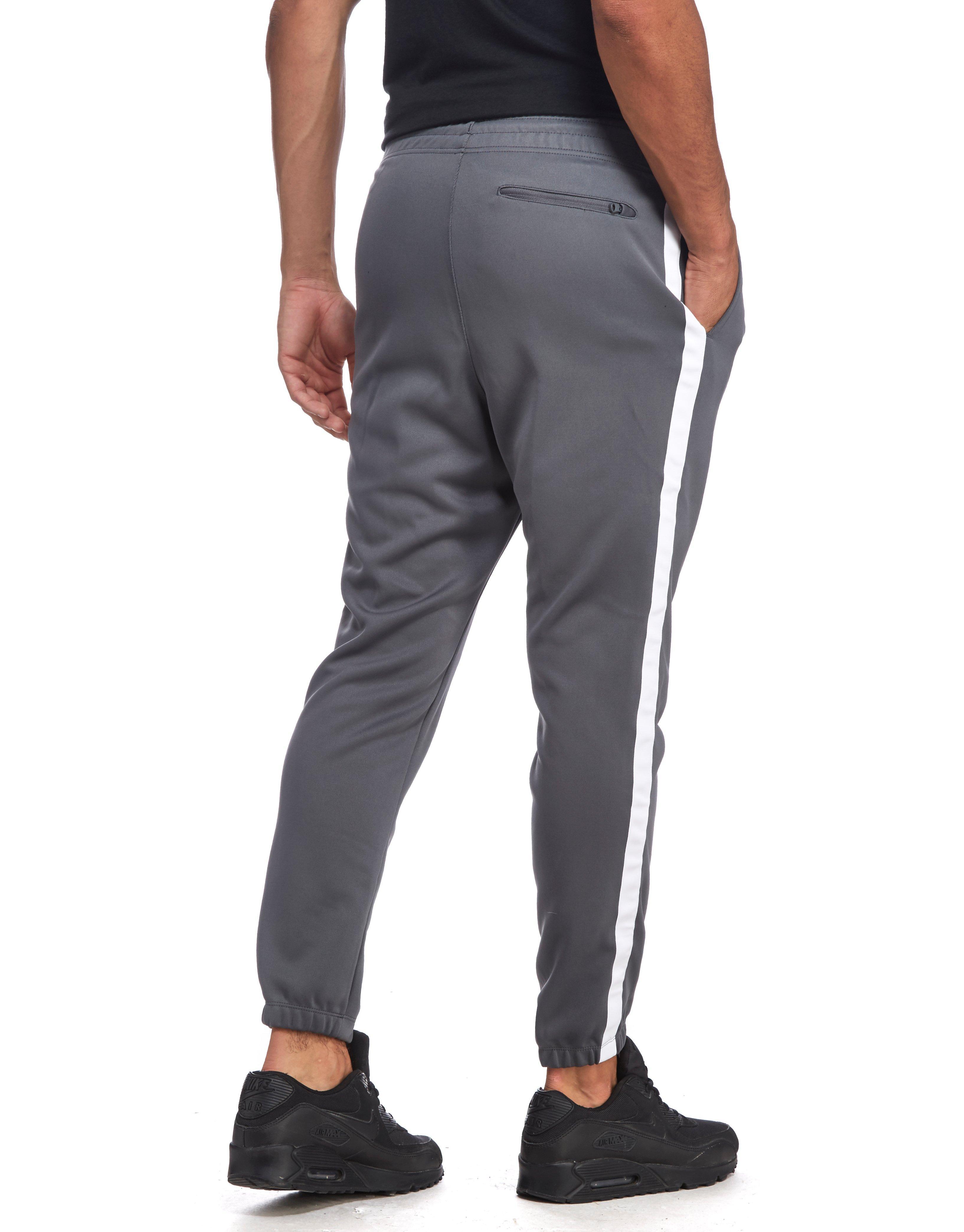 nike grey poly track pants