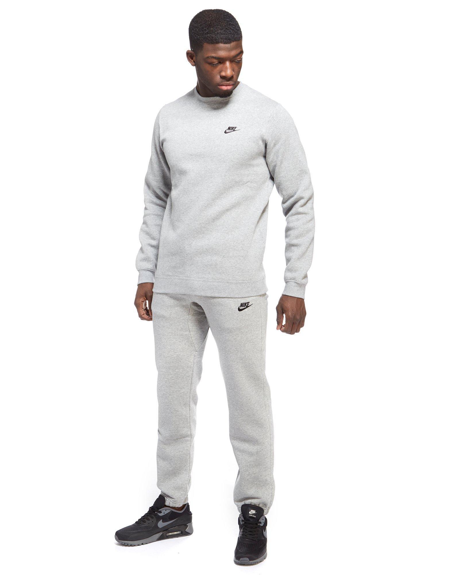 nike foundation crew sweatshirt grey