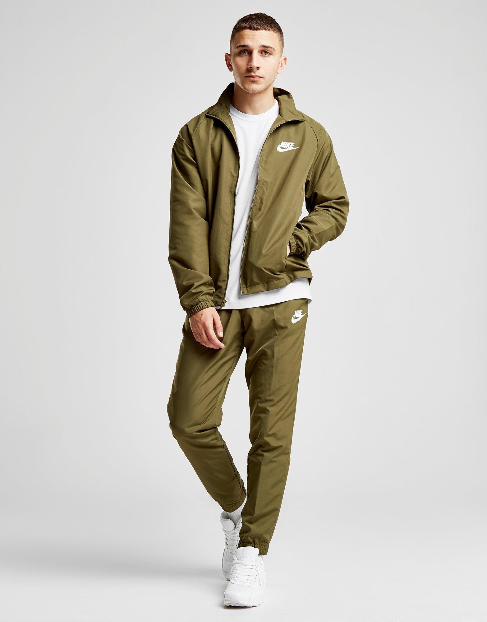 green tracksuit nike