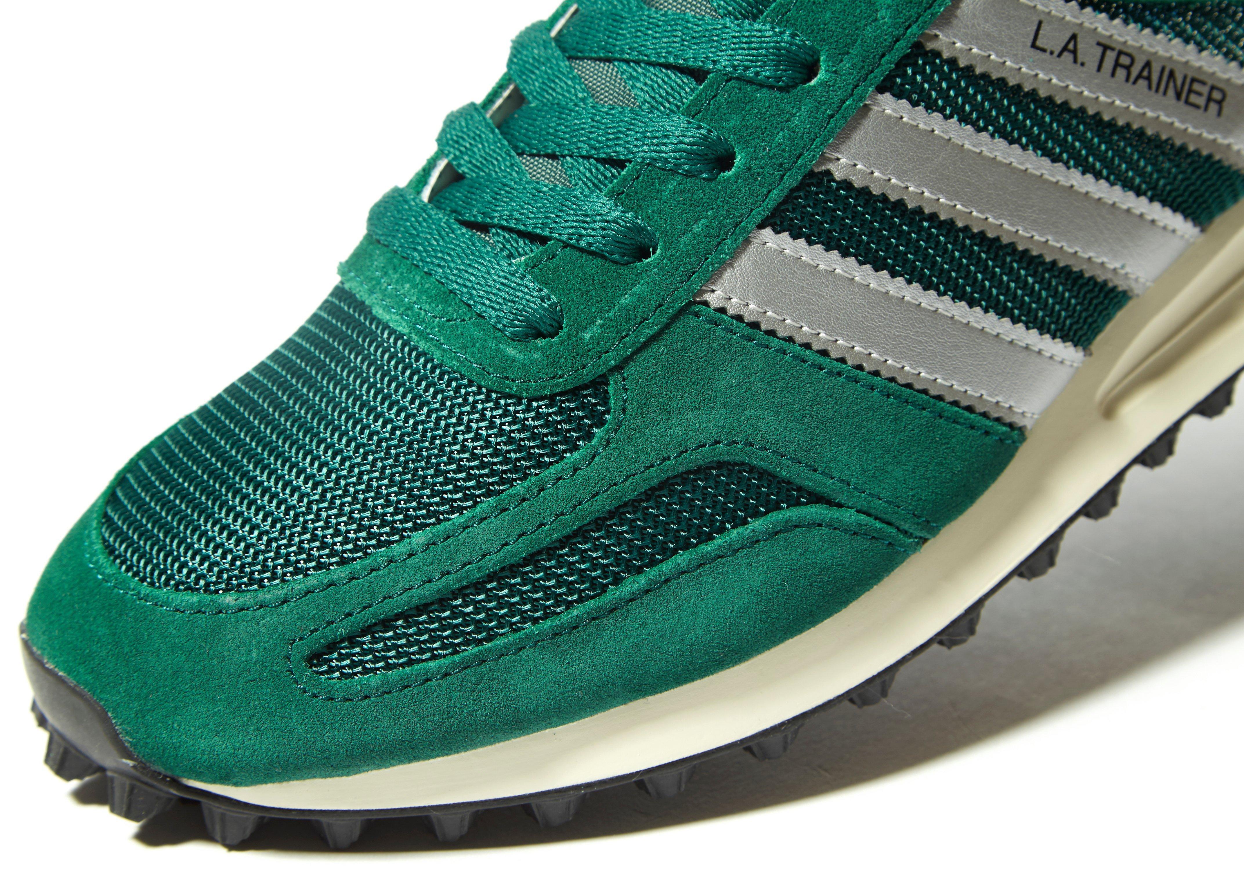 adidas Originals Suede La Trainer Og in Green for Men - Lyst