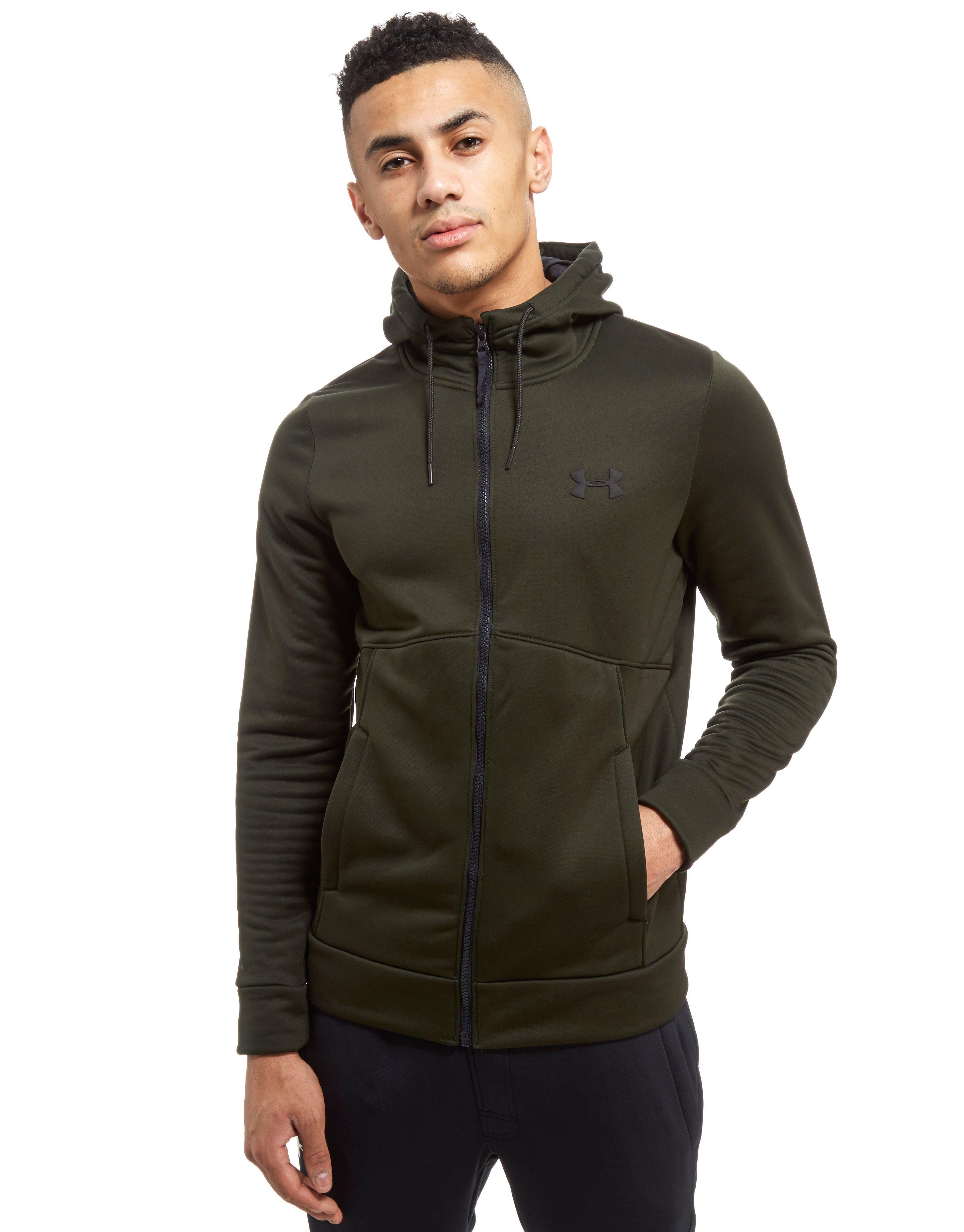 under armour icon full zip hoodie green