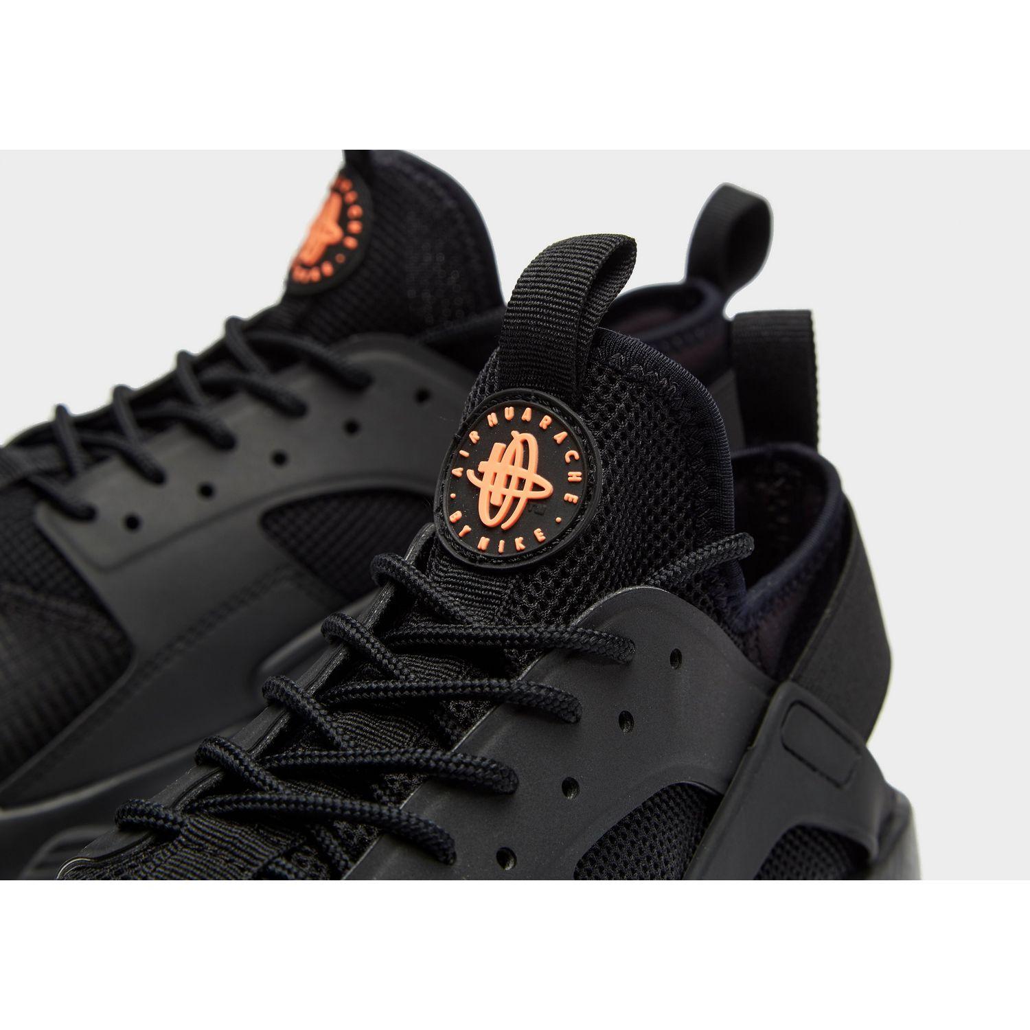 huarache black orange