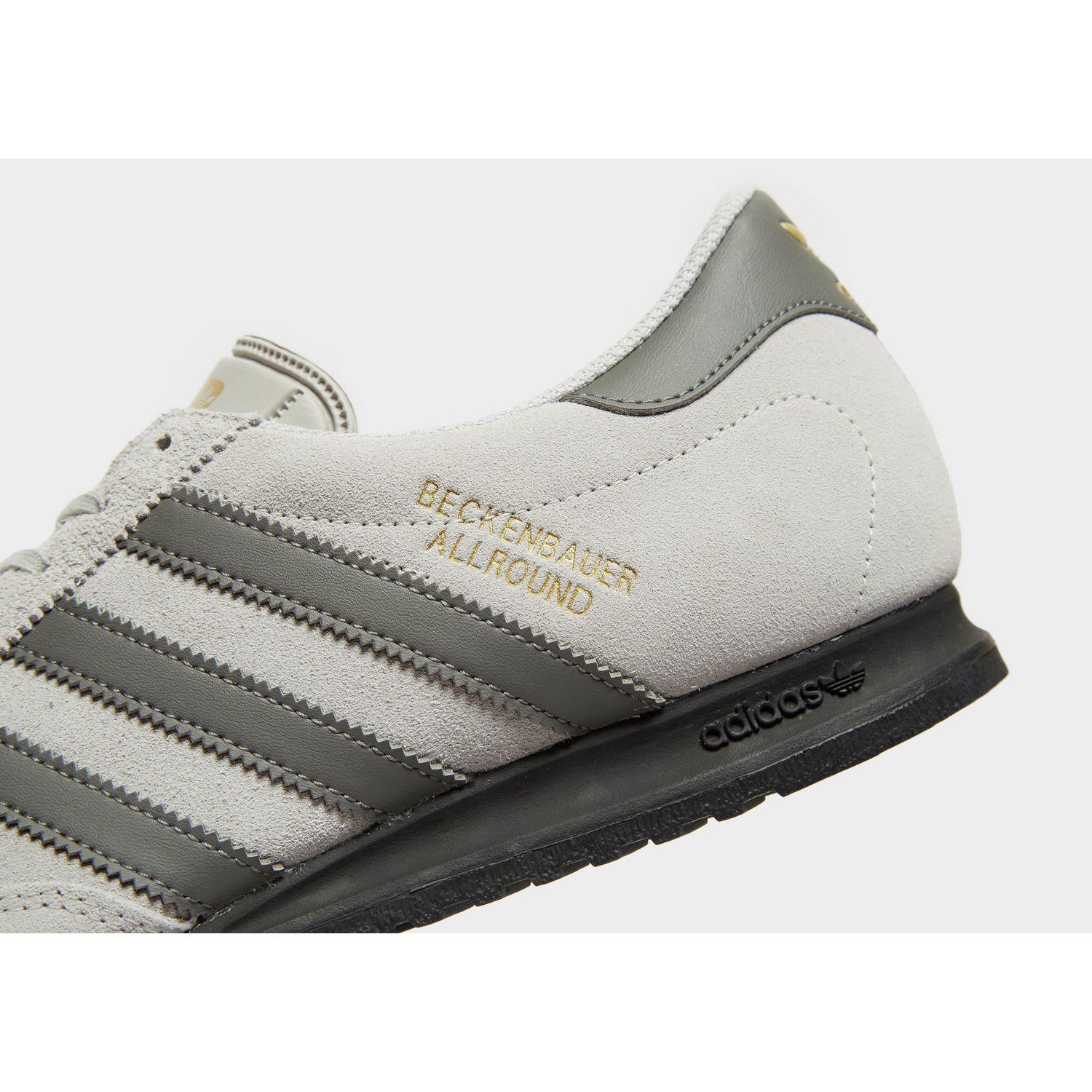 adidas Originals Suede Beckenbauer in Grey/Dark Grey (Gray) for Men - Lyst
