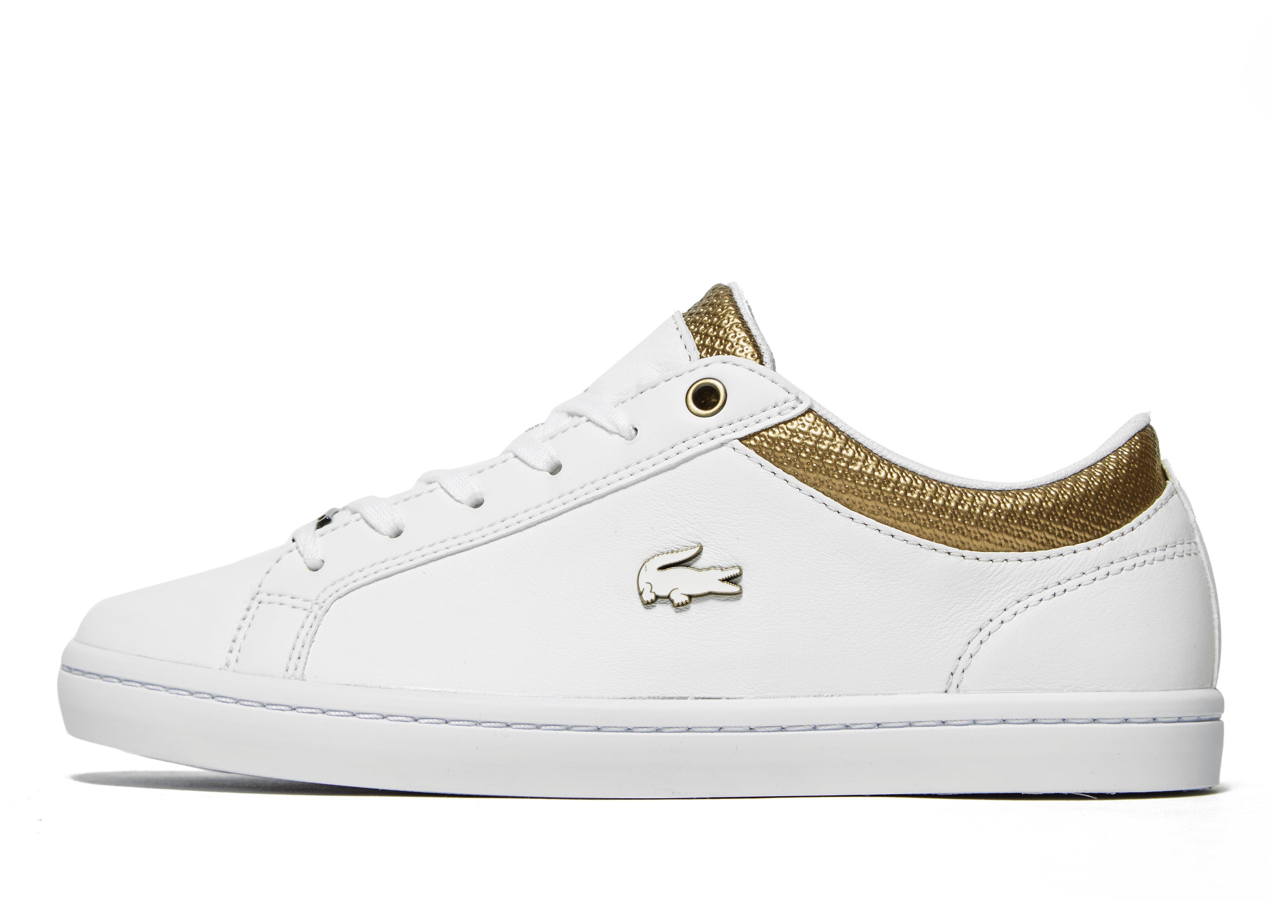 lacoste straightset caw white gold