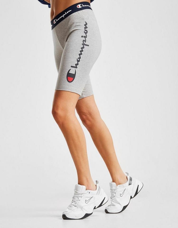 champion biker shorts grey