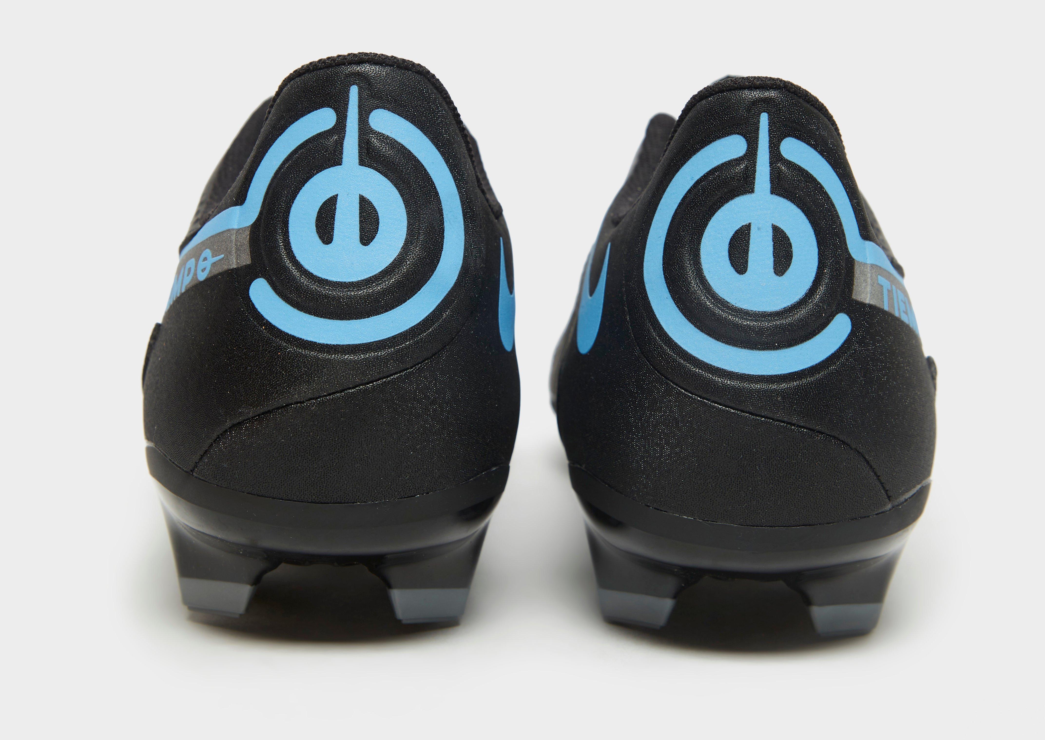 nike black x prism tiempo legend club mg football boots